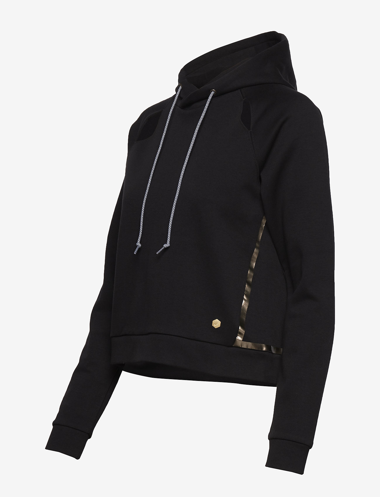Asics - W NS PIPED DREAM HOODY - performance black - 2