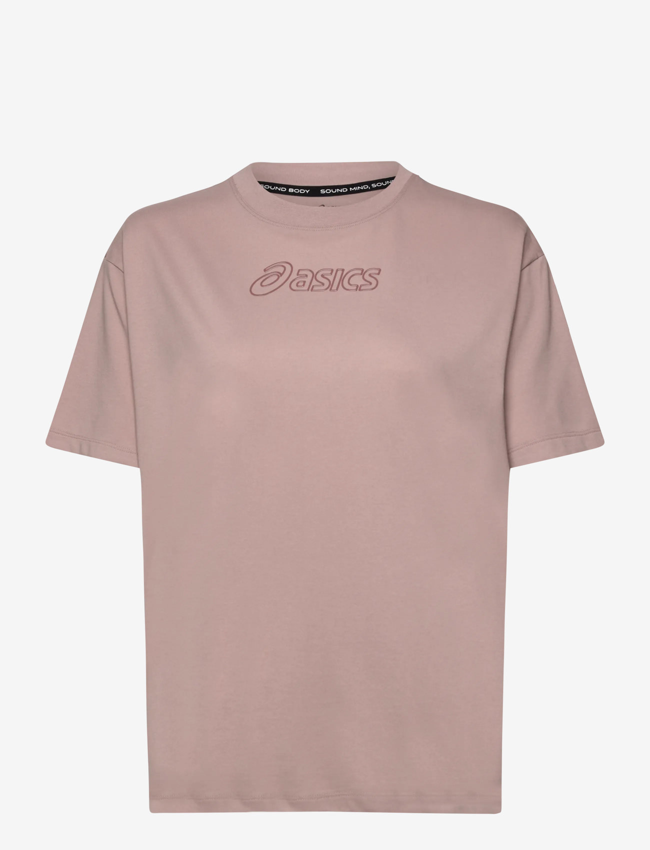Asics - ASICS LOGO TEE - t-shirts - fawn - 0
