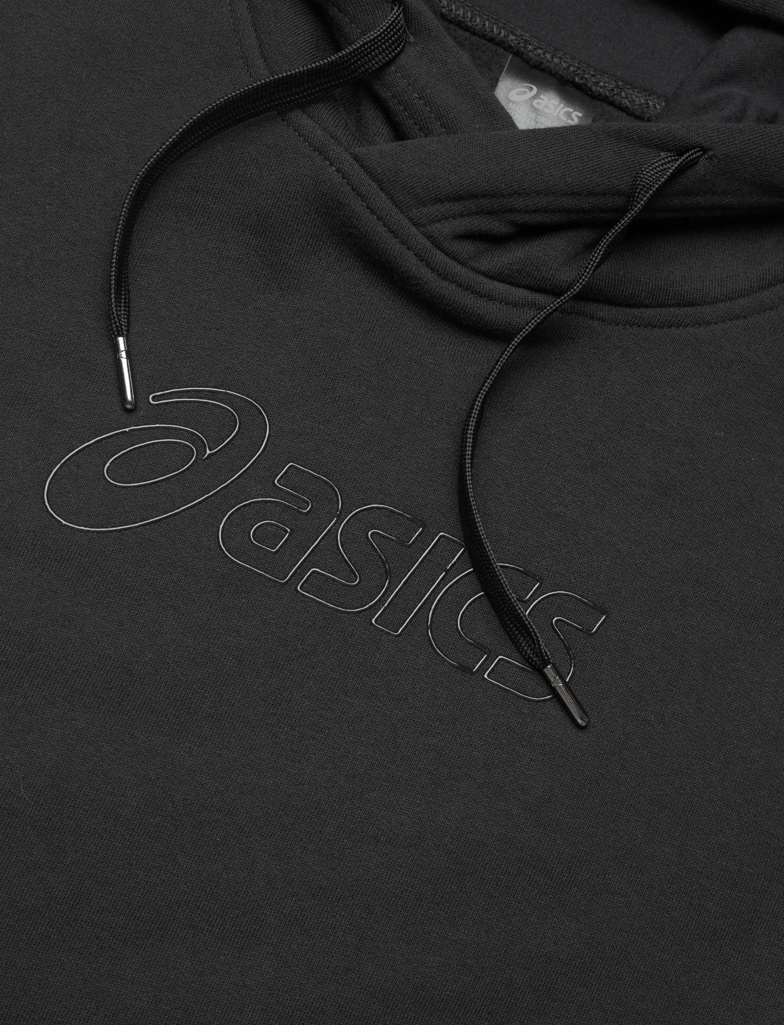 Asics - ASICS LOGO OTH HOODIE - huvtröjor - performance black - 2