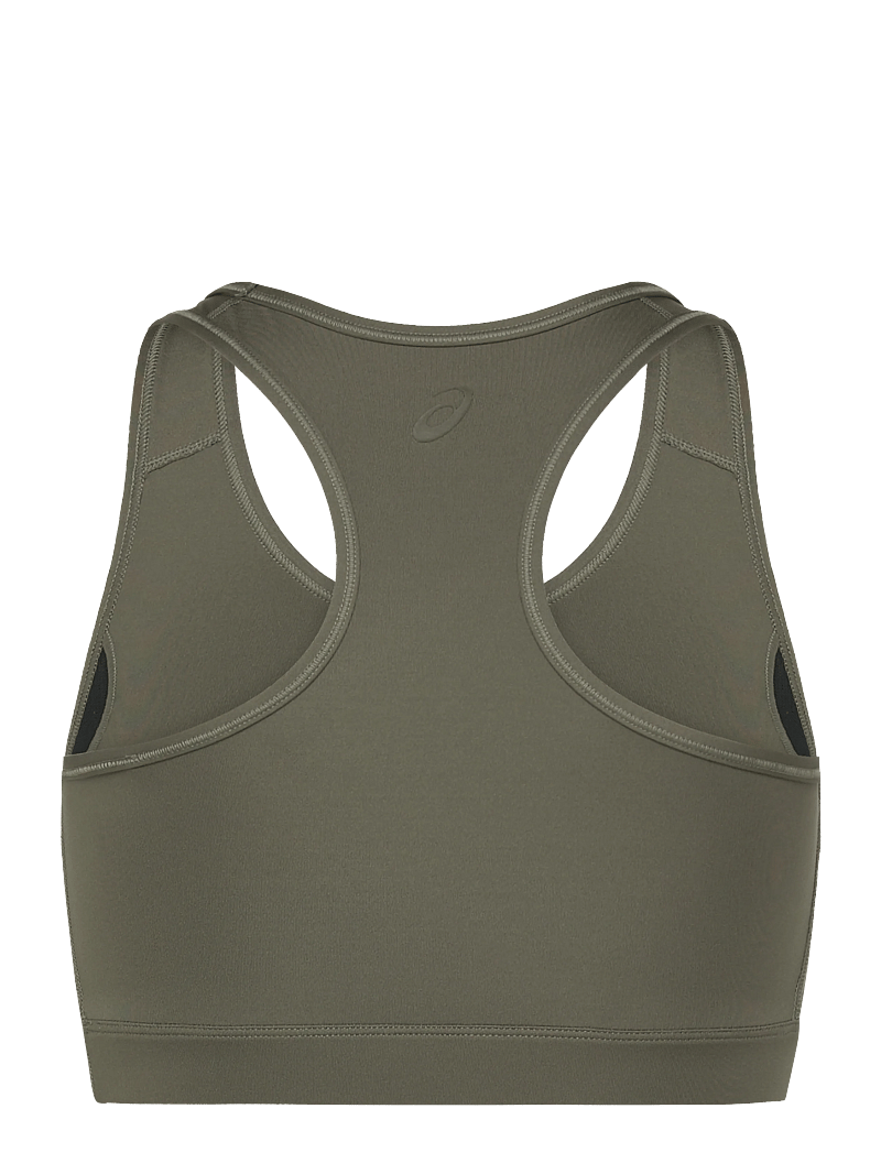 Asics - ESSENTIAL ASICS LOGO PADLESS BRA - clothes - dark olive - 1
