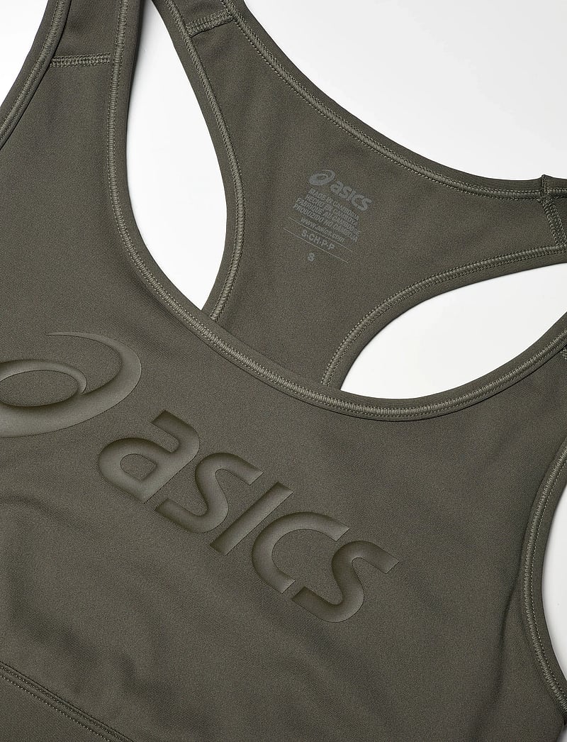 Asics - ESSENTIAL ASICS LOGO PADLESS BRA - clothes - dark olive - 2