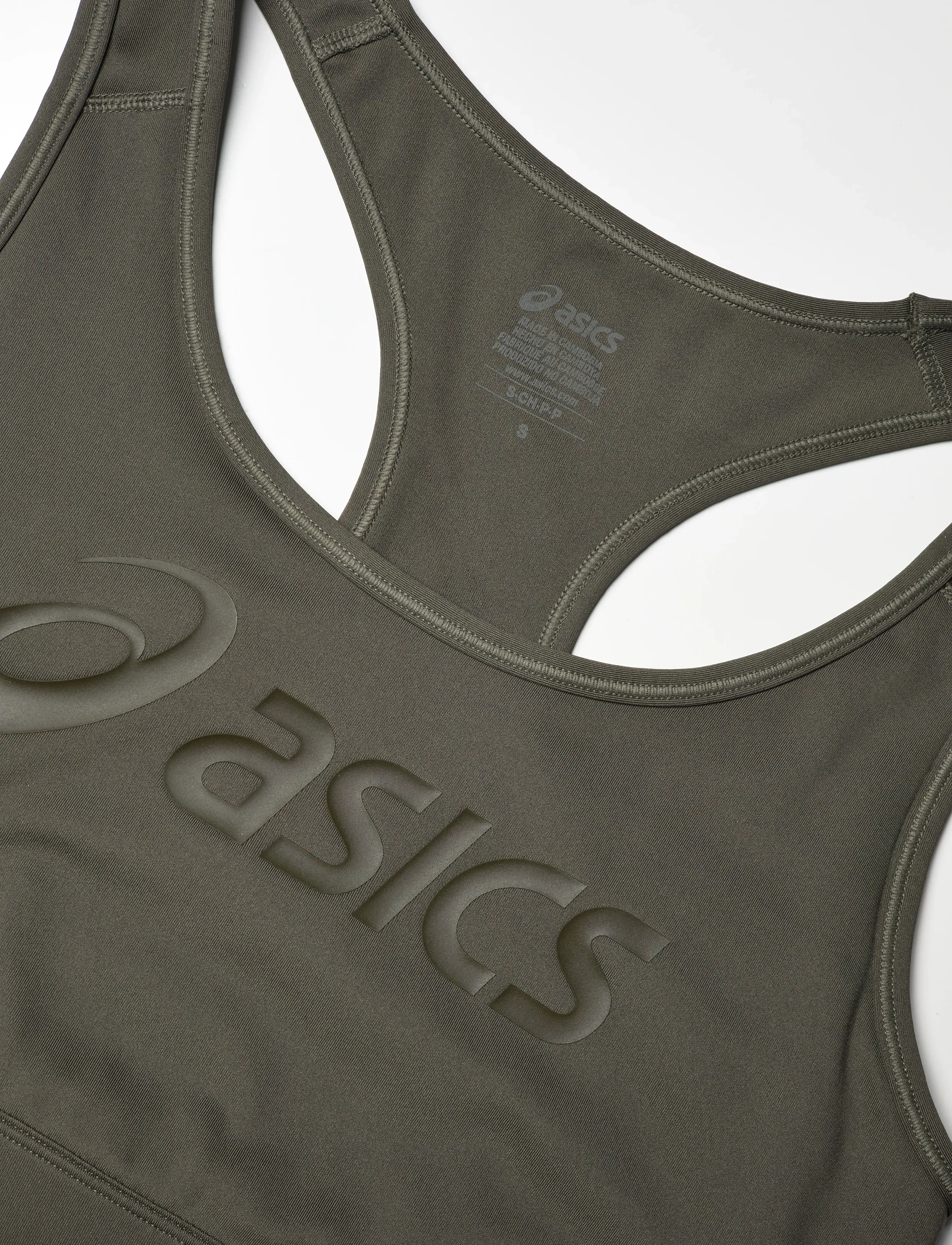 Asics - ESSENTIAL ASICS LOGO PADLESS BRA - sport bh:ar - dark olive - 2