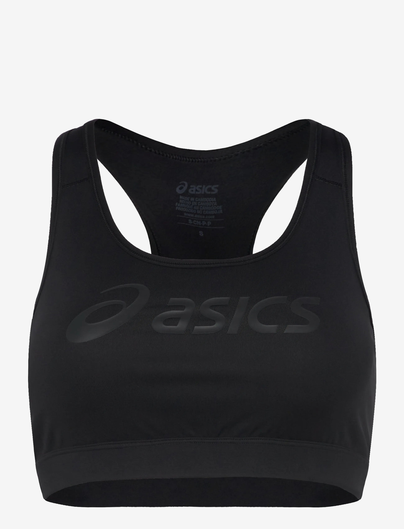 Asics - ESSENTIAL ASICS LOGO PADLESS BRA - clothes - performance black - 0
