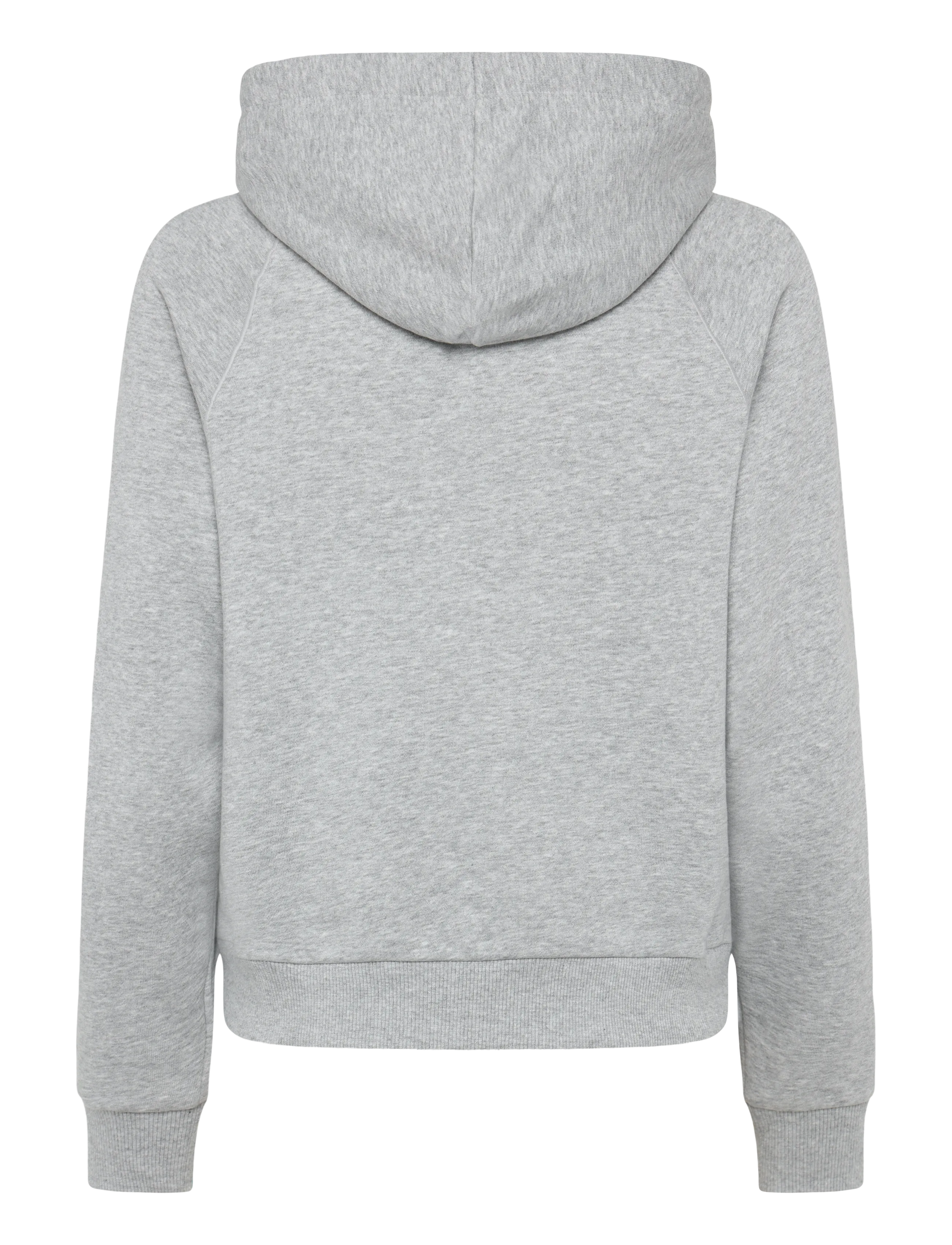 Asics - ASICS LOGO FLEECE PULLOVER HOODIE - huvtröjor - grey heather - 1