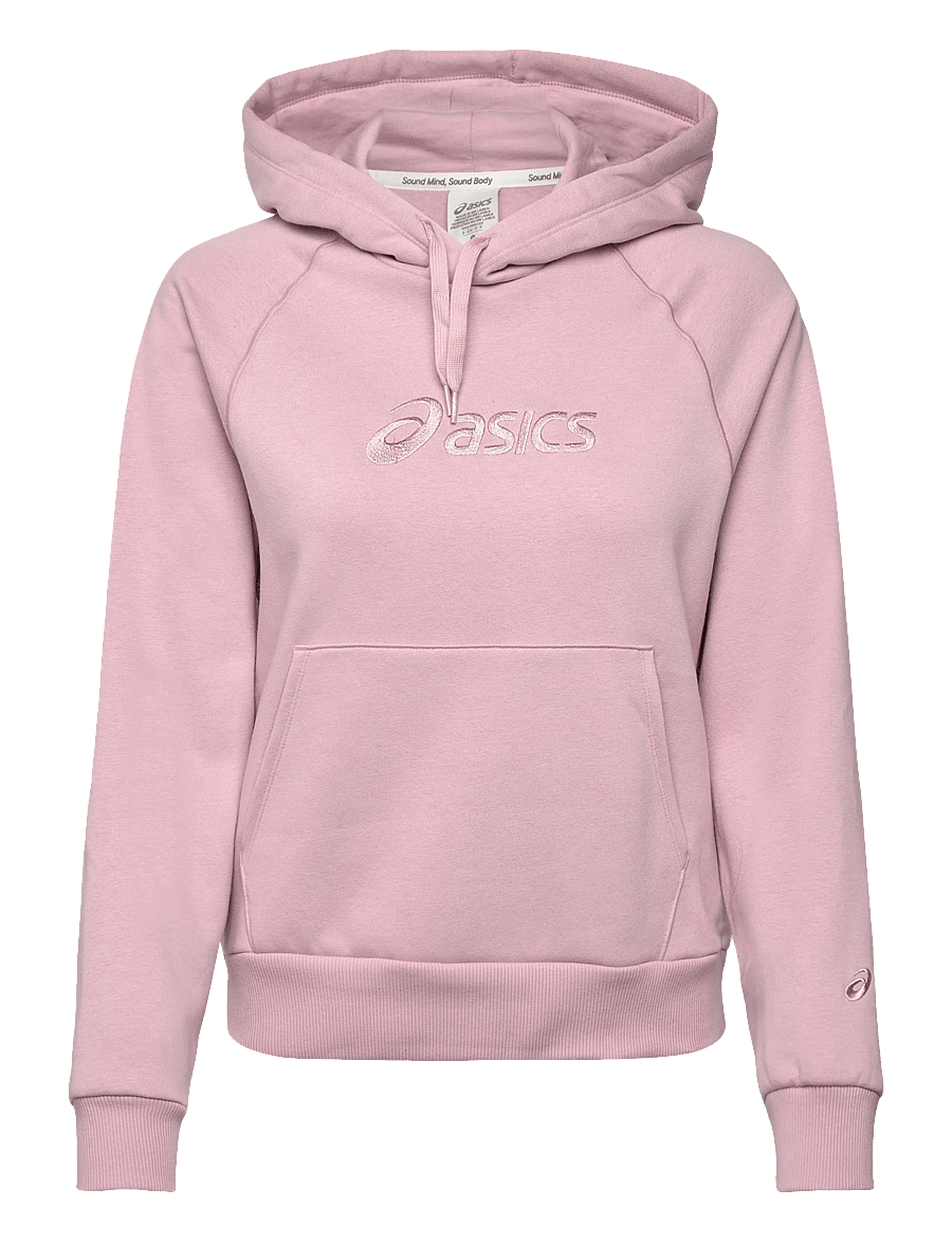 Asics - ASICS LOGO FLEECE PULLOVER HOODIE - kapuzenpullover - morganite - 0