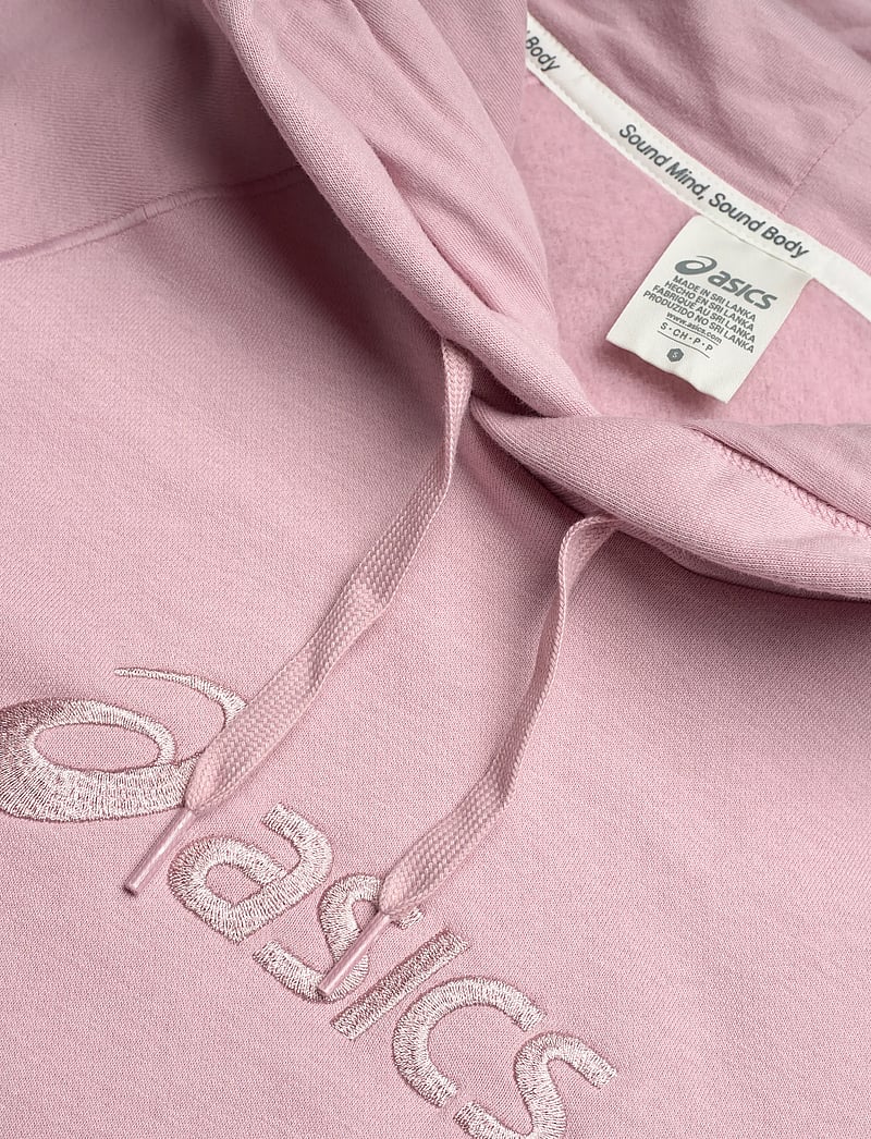 Asics - ASICS LOGO FLEECE PULLOVER HOODIE - kapuzenpullover - morganite - 2