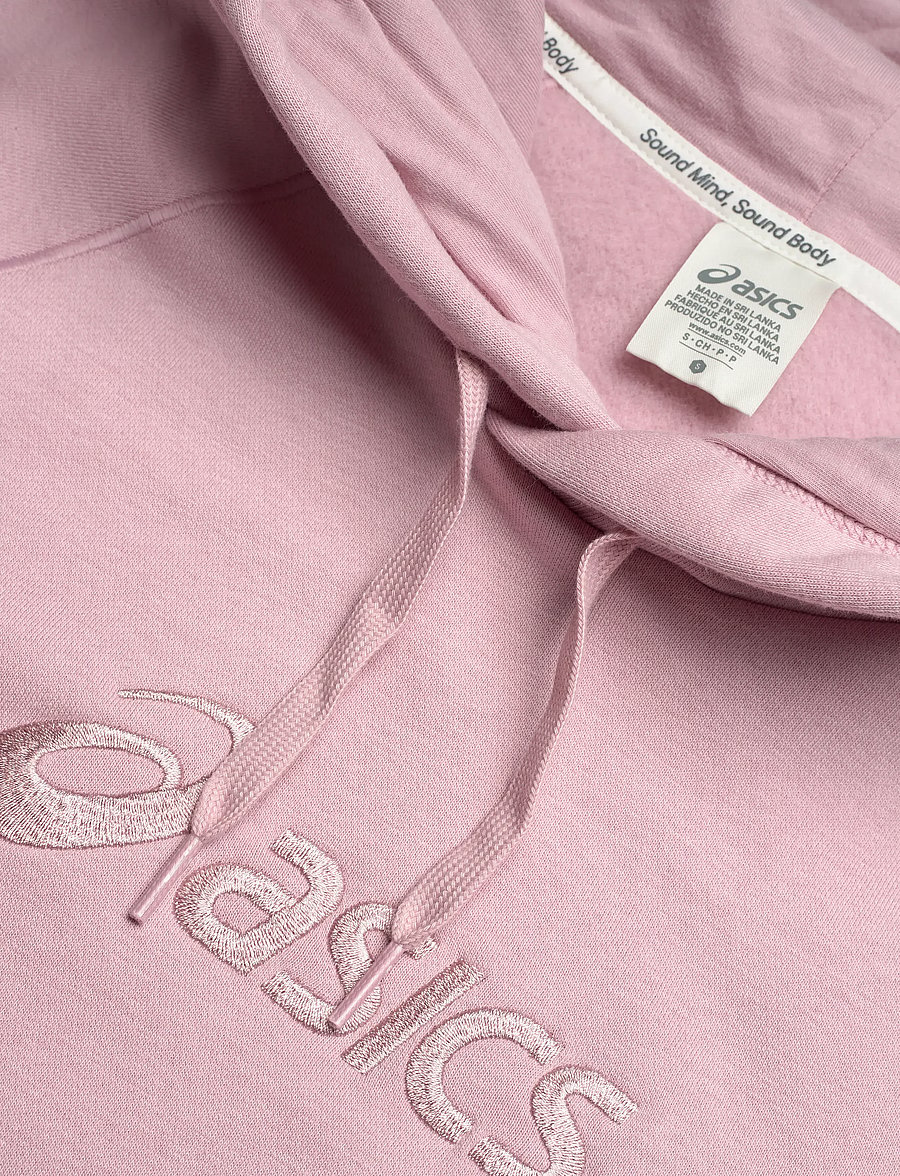 Asics - ASICS LOGO FLEECE PULLOVER HOODIE - kapuzenpullover - morganite - 2