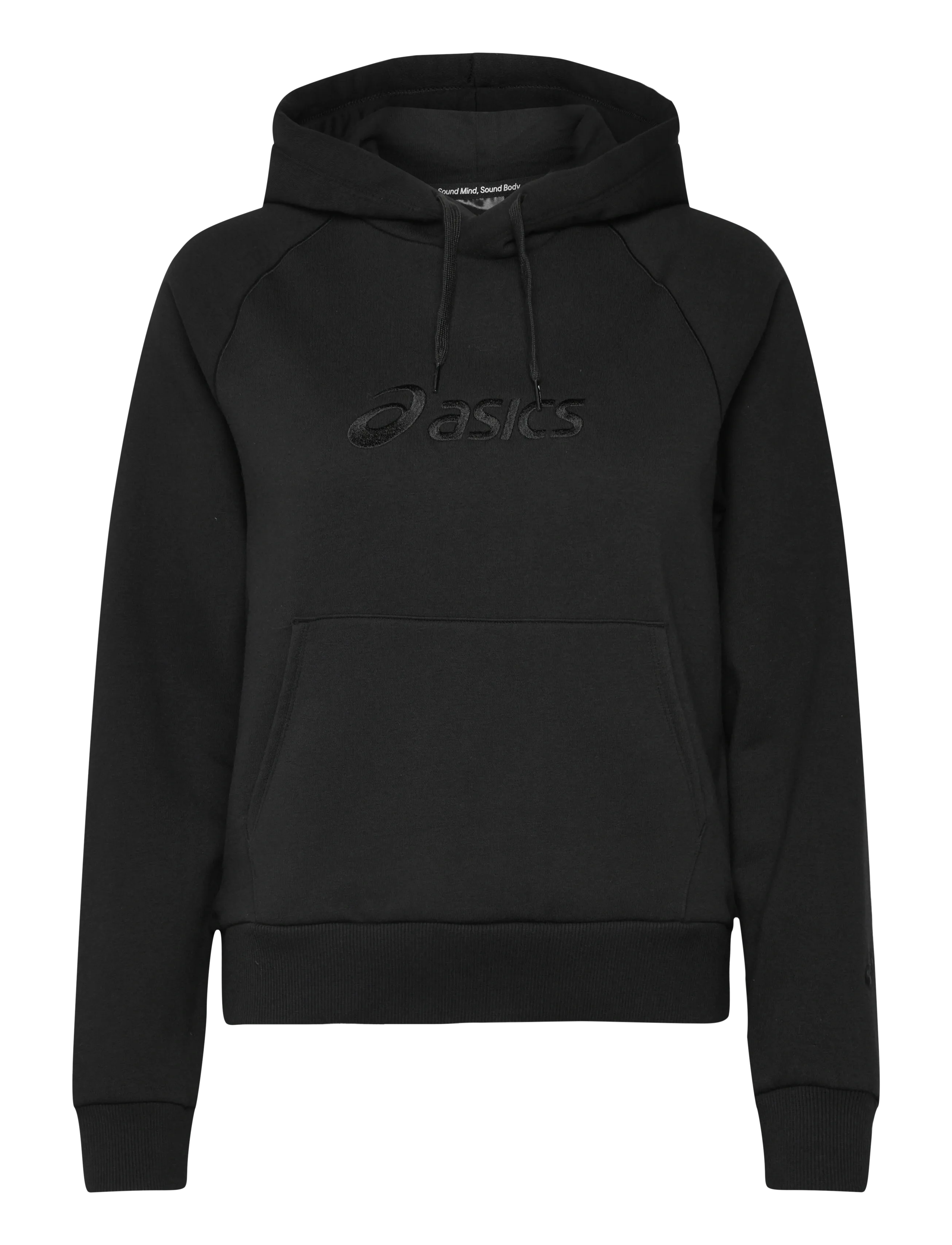 Asics ASICS LOGO FLEECE PULLOVER HOODIE - Svetarit - PERFORMANCE BLACK / black