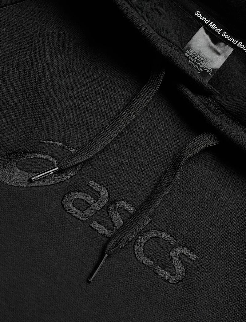 Asics - ASICS LOGO FLEECE PULLOVER HOODIE - kapuzenpullover - performance black - 2