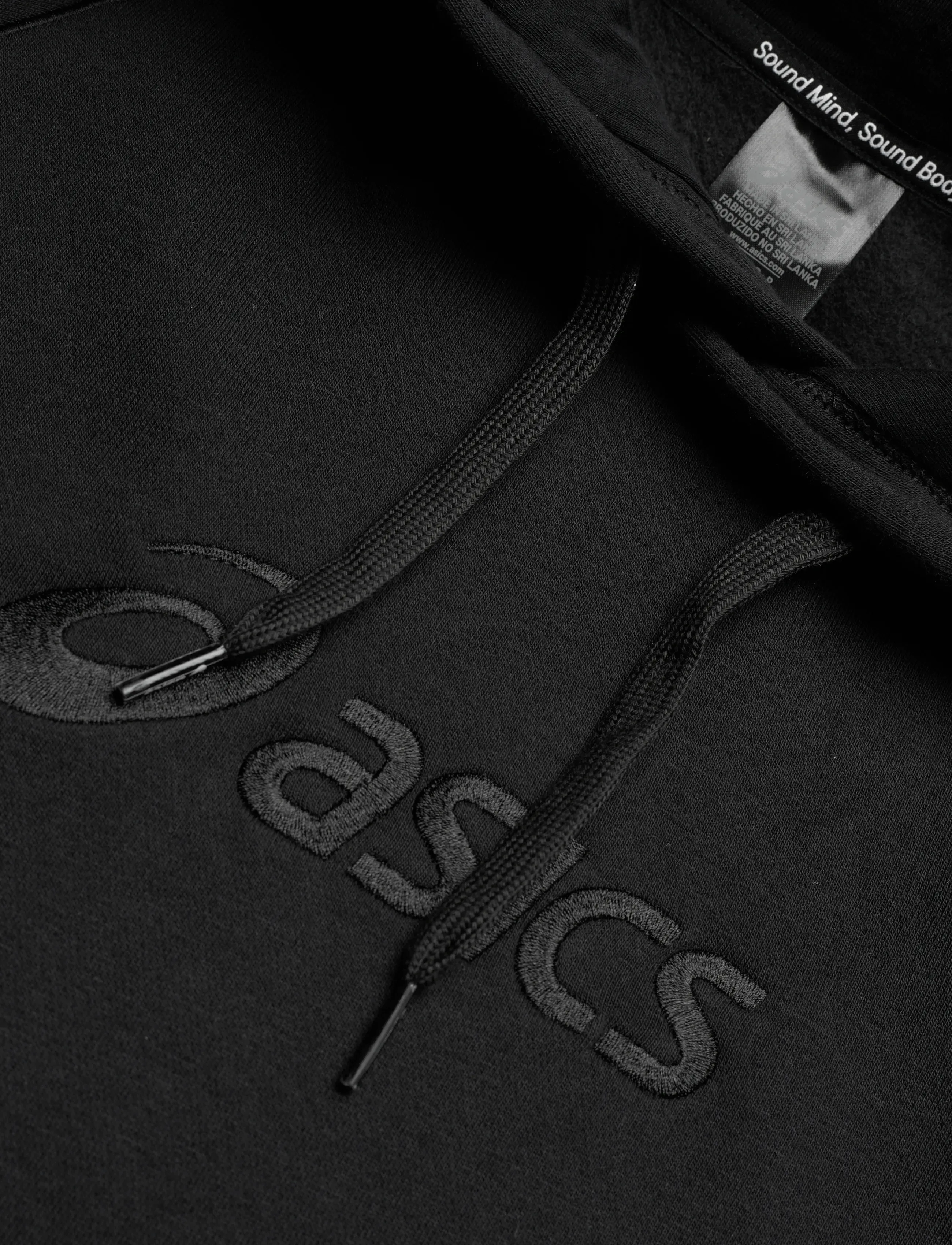 Asics - ASICS LOGO FLEECE PULLOVER HOODIE - kapuutsiga dressipluusid - performance black - 2