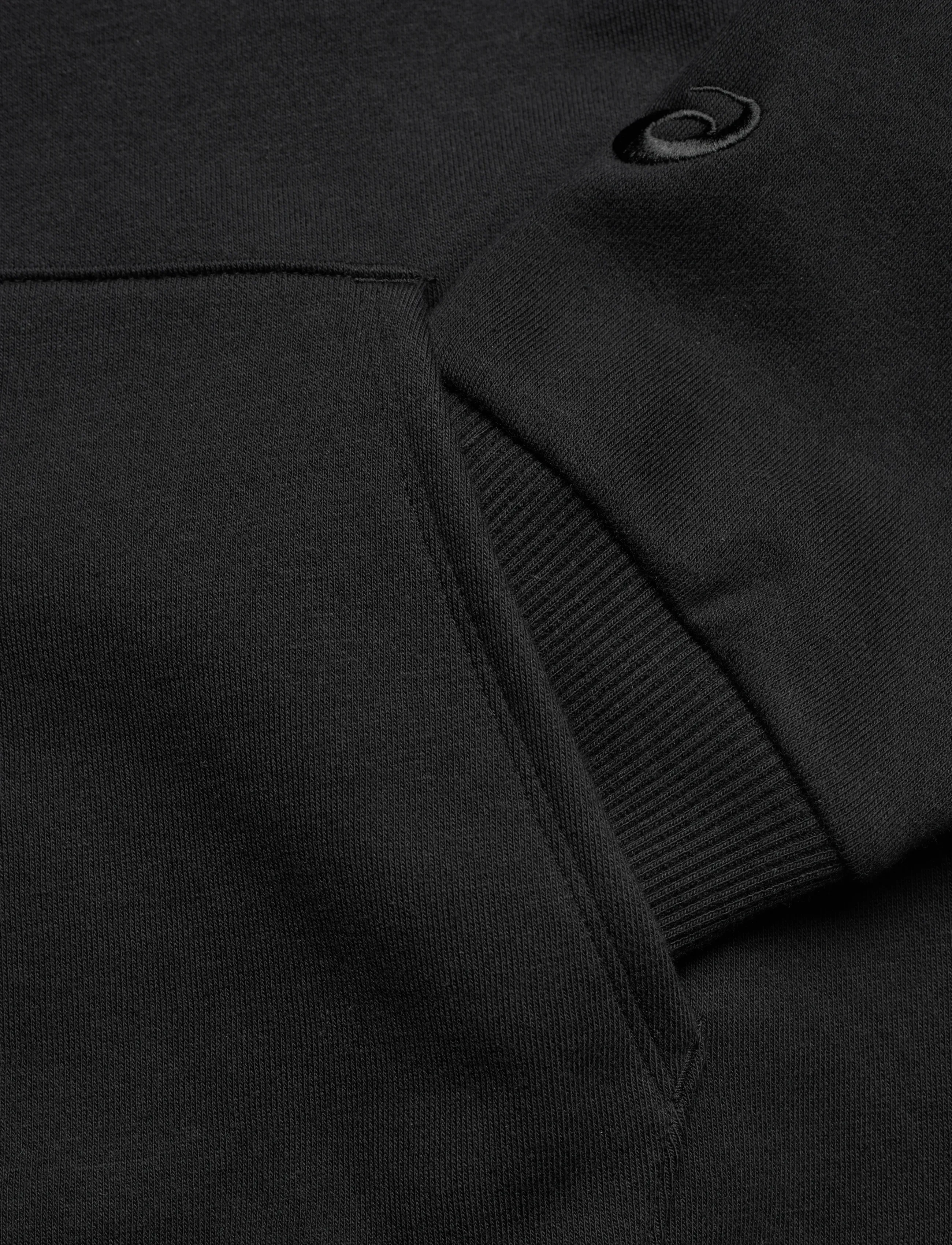 Asics - ASICS LOGO FLEECE PULLOVER HOODIE - kapuutsiga dressipluusid - performance black - 3
