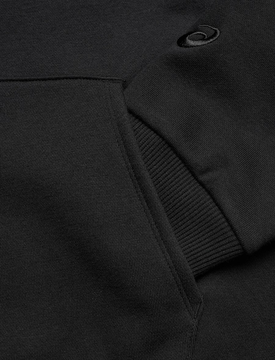 Asics - ASICS LOGO FLEECE PULLOVER HOODIE - kapuzenpullover - performance black - 3