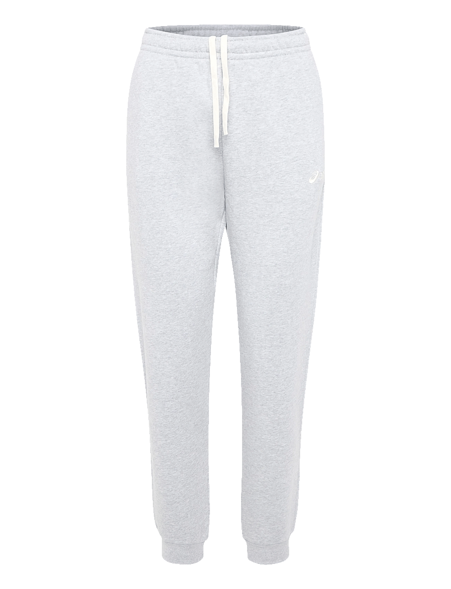 Asics - ASICS LOGO FLEECE PANT - trennipüksid - grey heather - 0