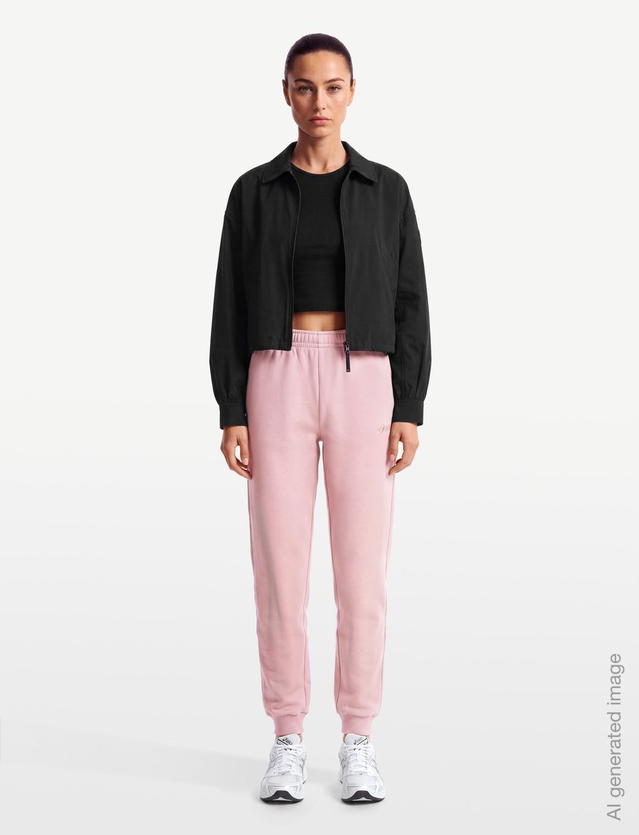Asics - ASICS LOGO FLEECE PANT - trainingshosen - morganite - 0