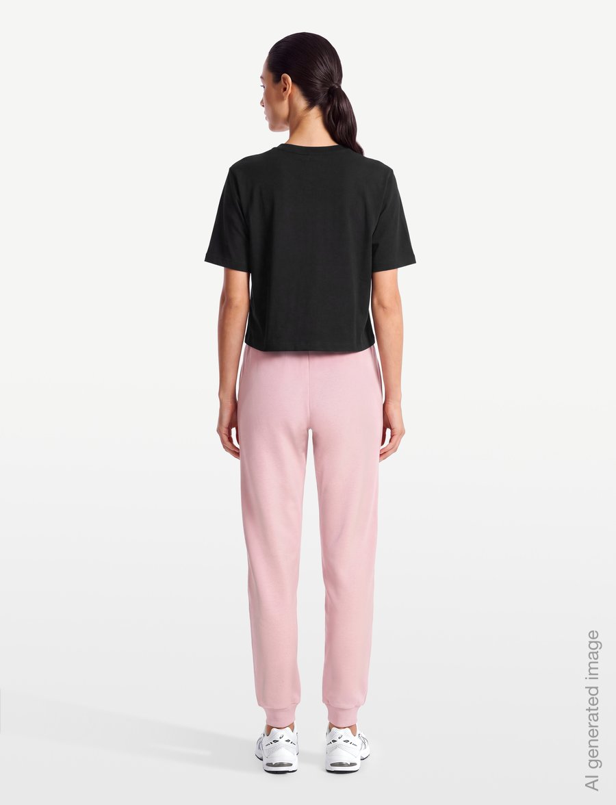Asics - ASICS LOGO FLEECE PANT - trainingshosen - morganite - 4