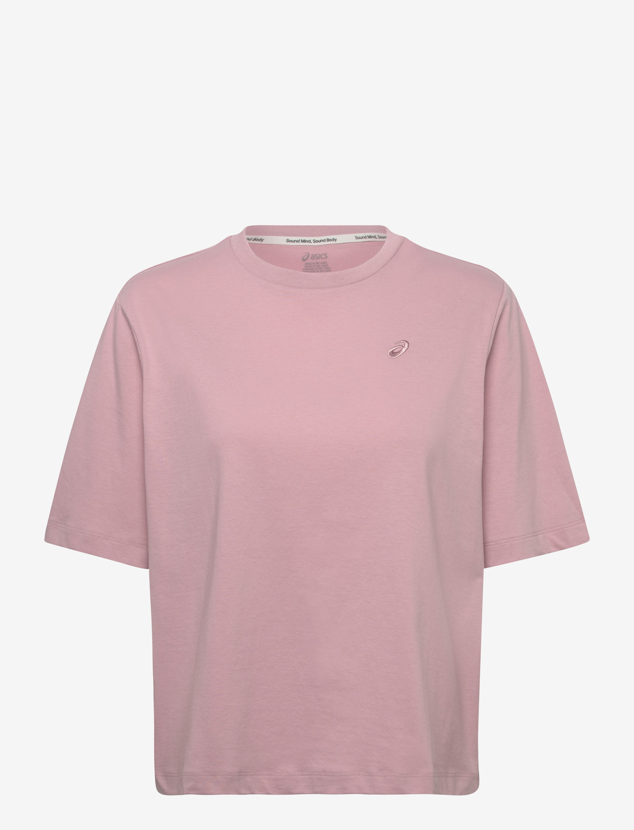 Asics - ASICS SPIRAL EMBROIDERY RELAXED TEE - t-shirts - morganite - 0