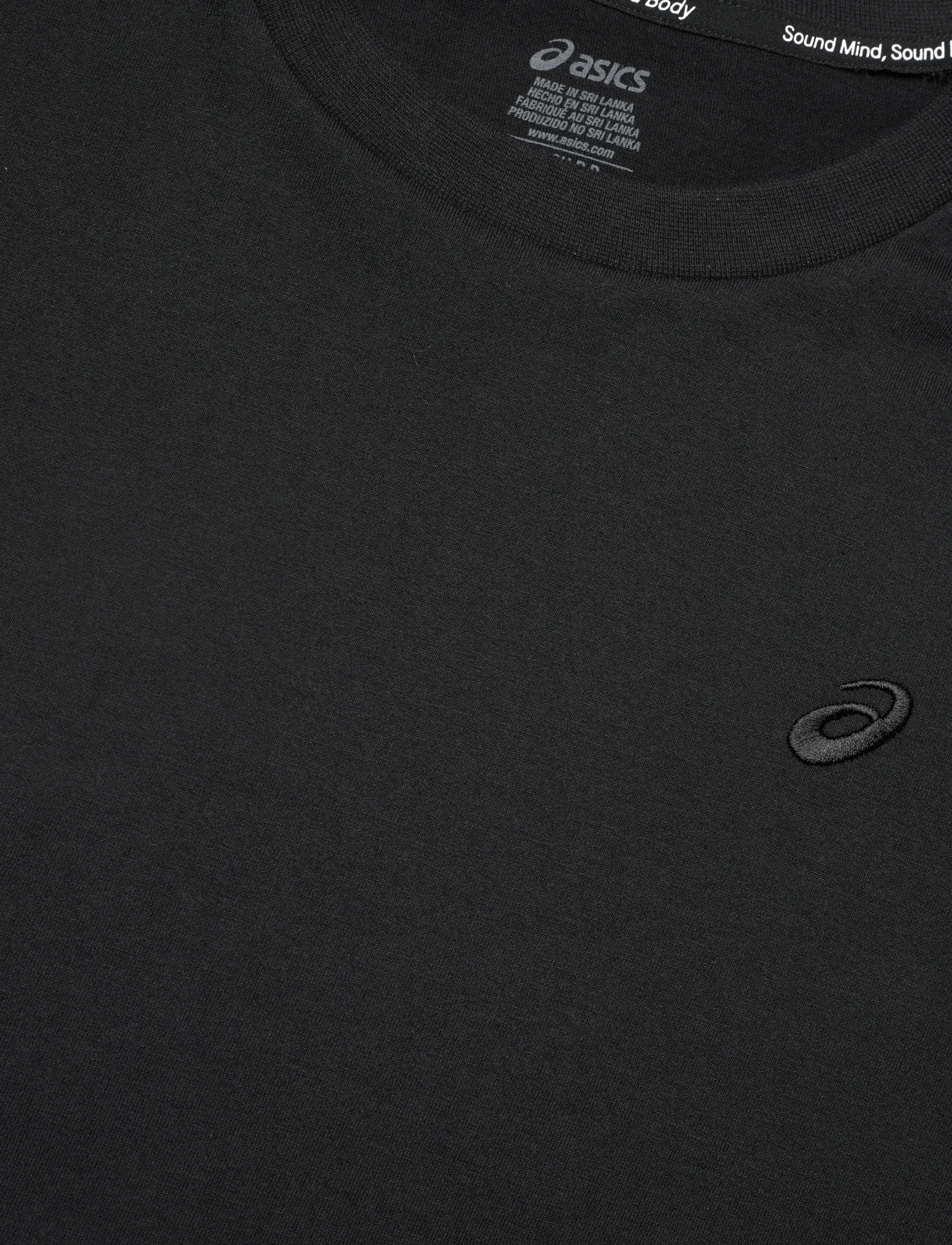Asics - ASICS SPIRAL EMBROIDERY RELAXED TEE - t-särgid - performance black - 2