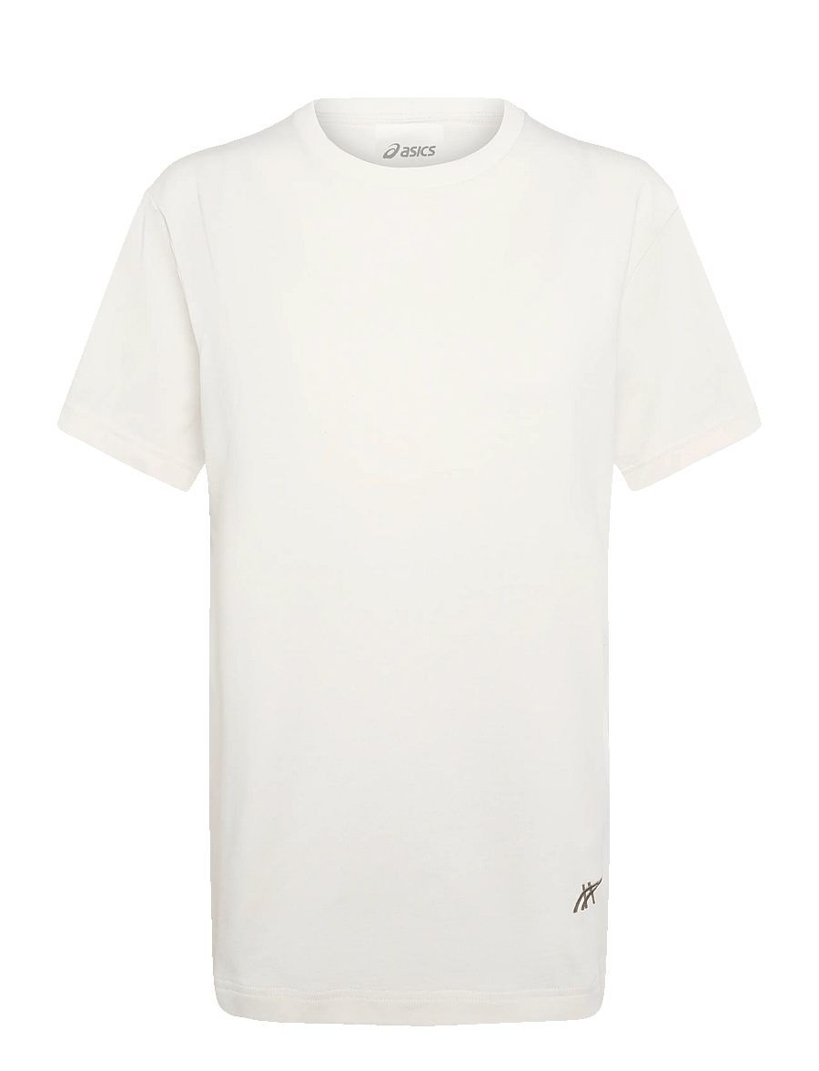 Asics - HERITAGE HEAVY COTTON GRAPHIC TEE - oberteile & t-shirts - cream - 0