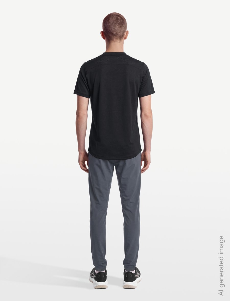 Asics - COURT SS TOP - t-shirts - performance black - 4