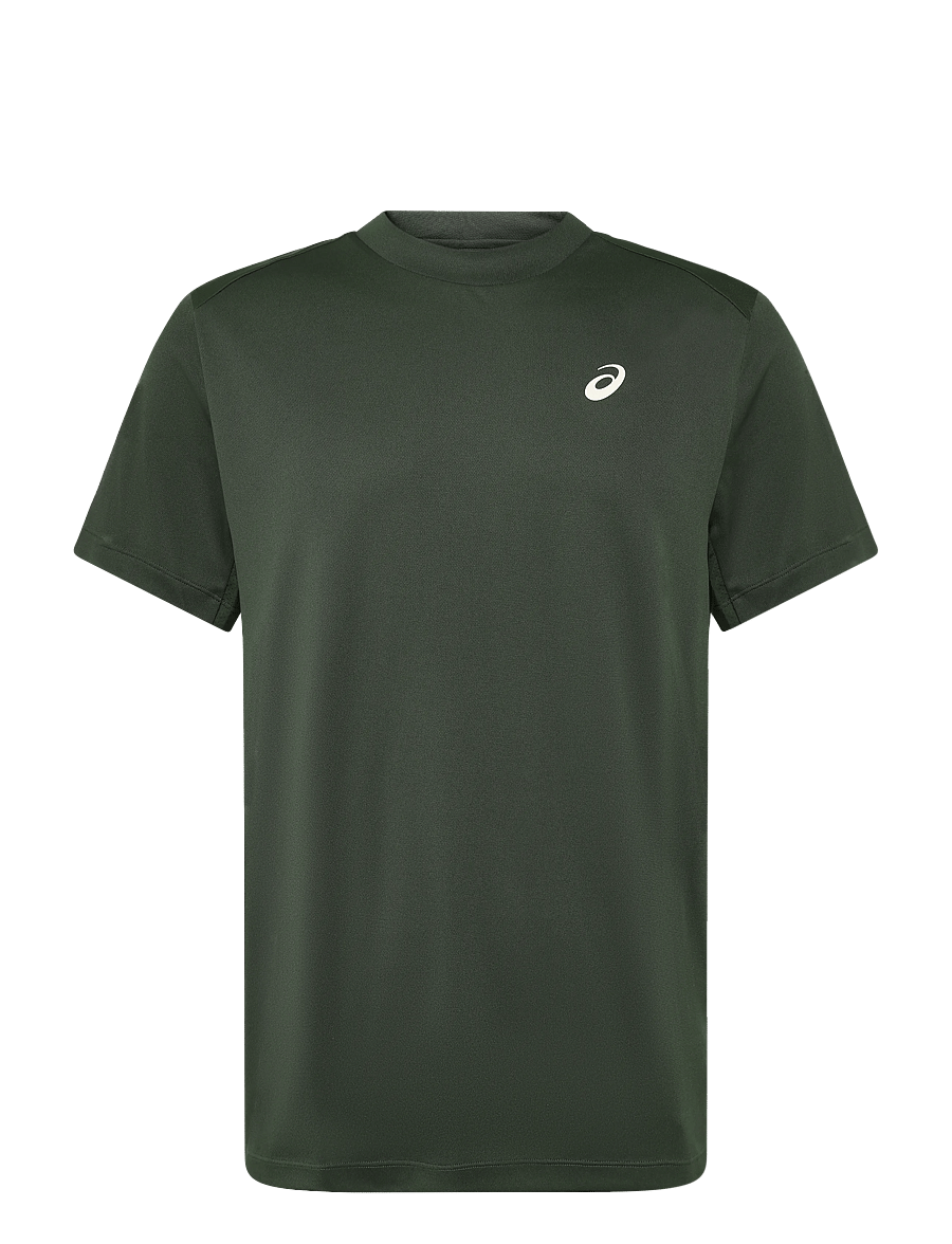 Asics - COURT SS TOP - t-shirts - vintage khaki - 0