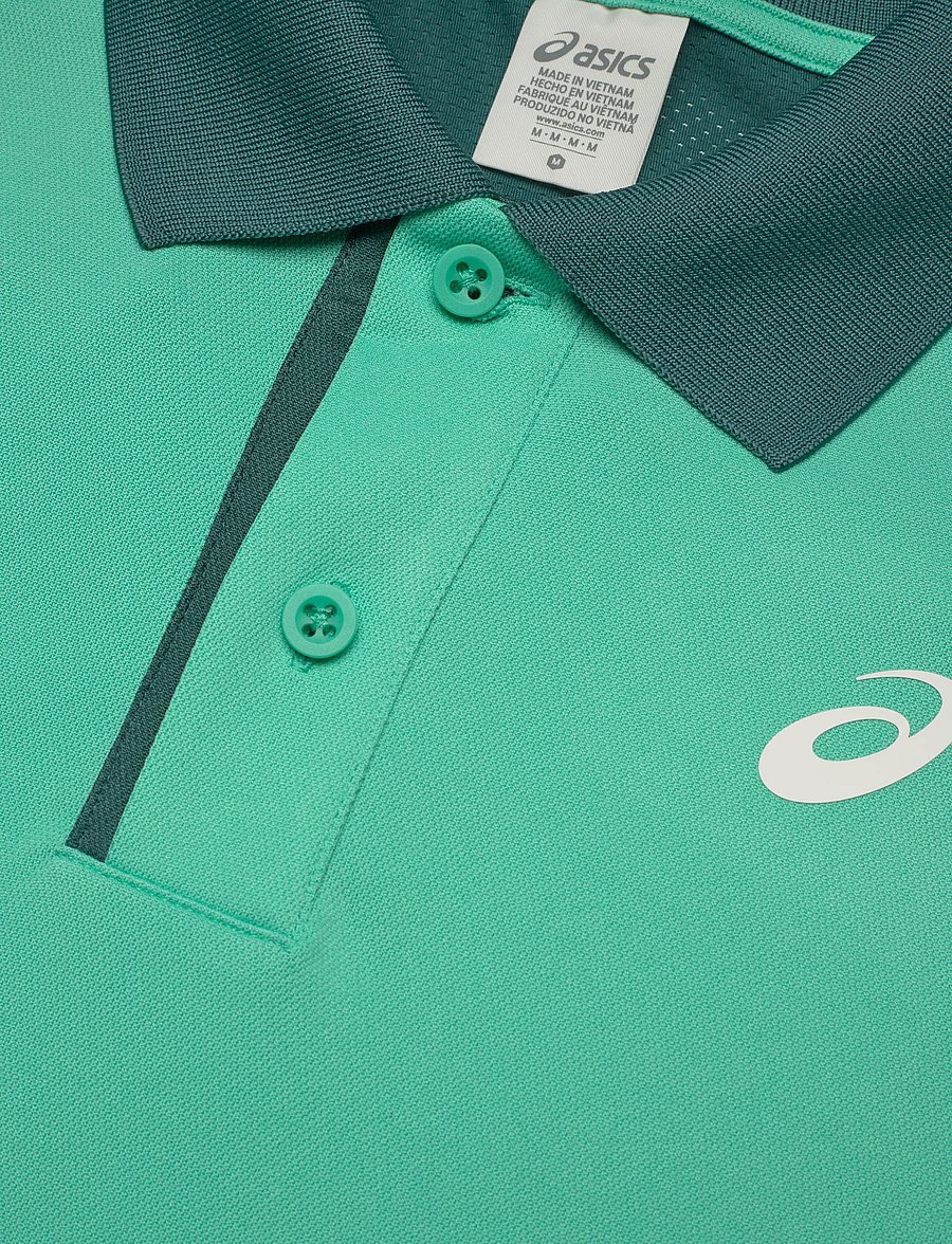 Asics - COURT POLO - poloshirts - aurora green - 2