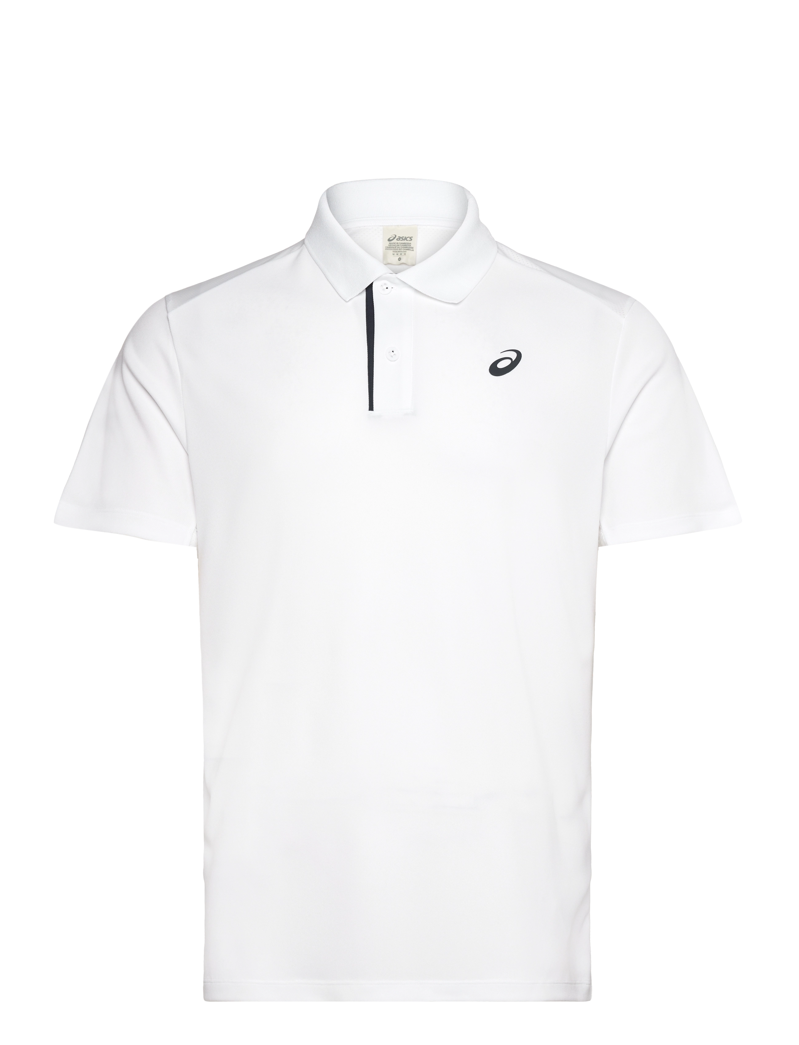 Asics Court Polo, XL, White, Sport Polos > Sport Short-sleeved Polos, Herre