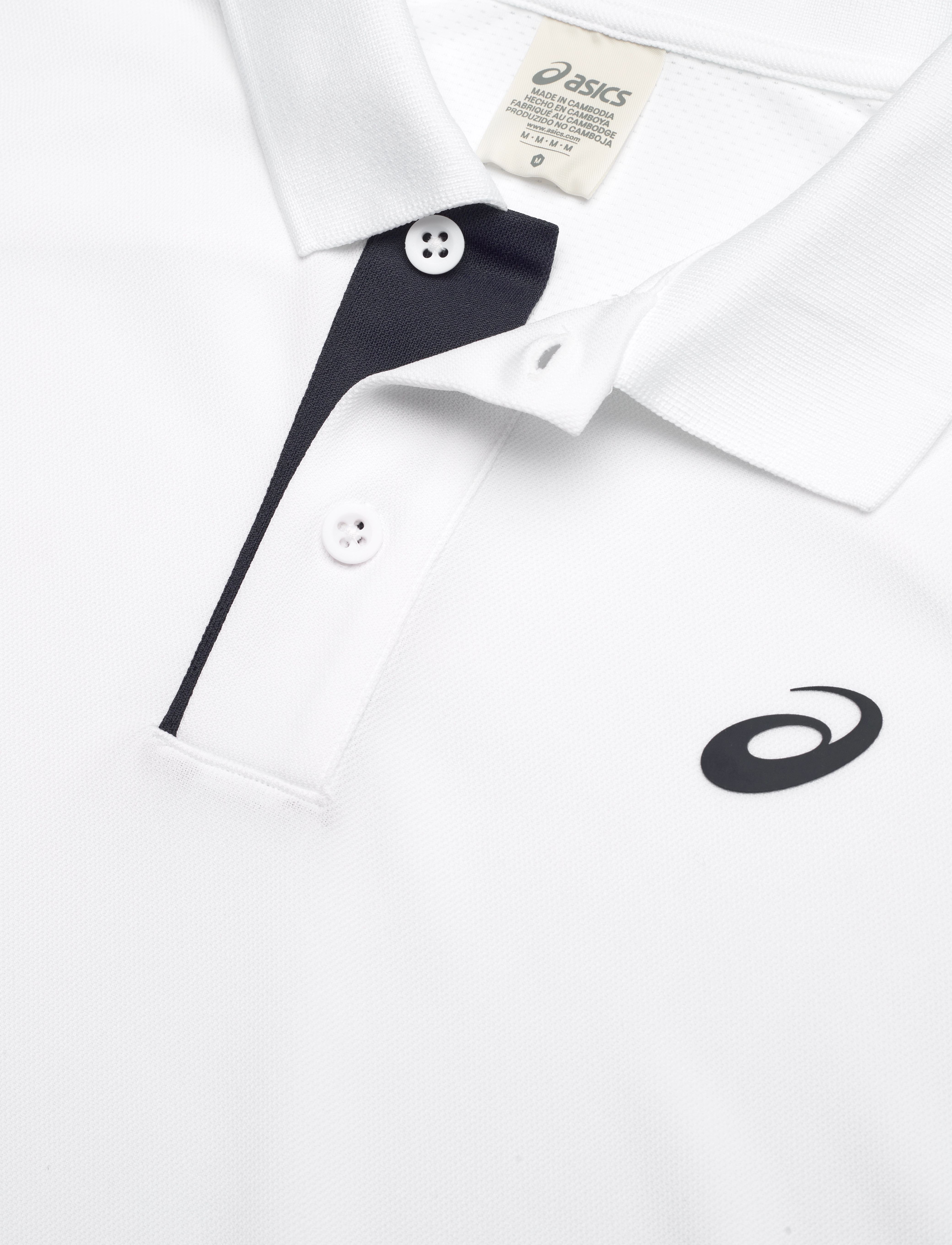 Asics - COURT POLO - poloshirts - brilliant white - 2