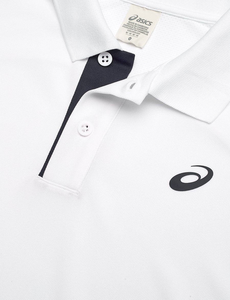 Asics - COURT POLO - pikéer - brilliant white - 2