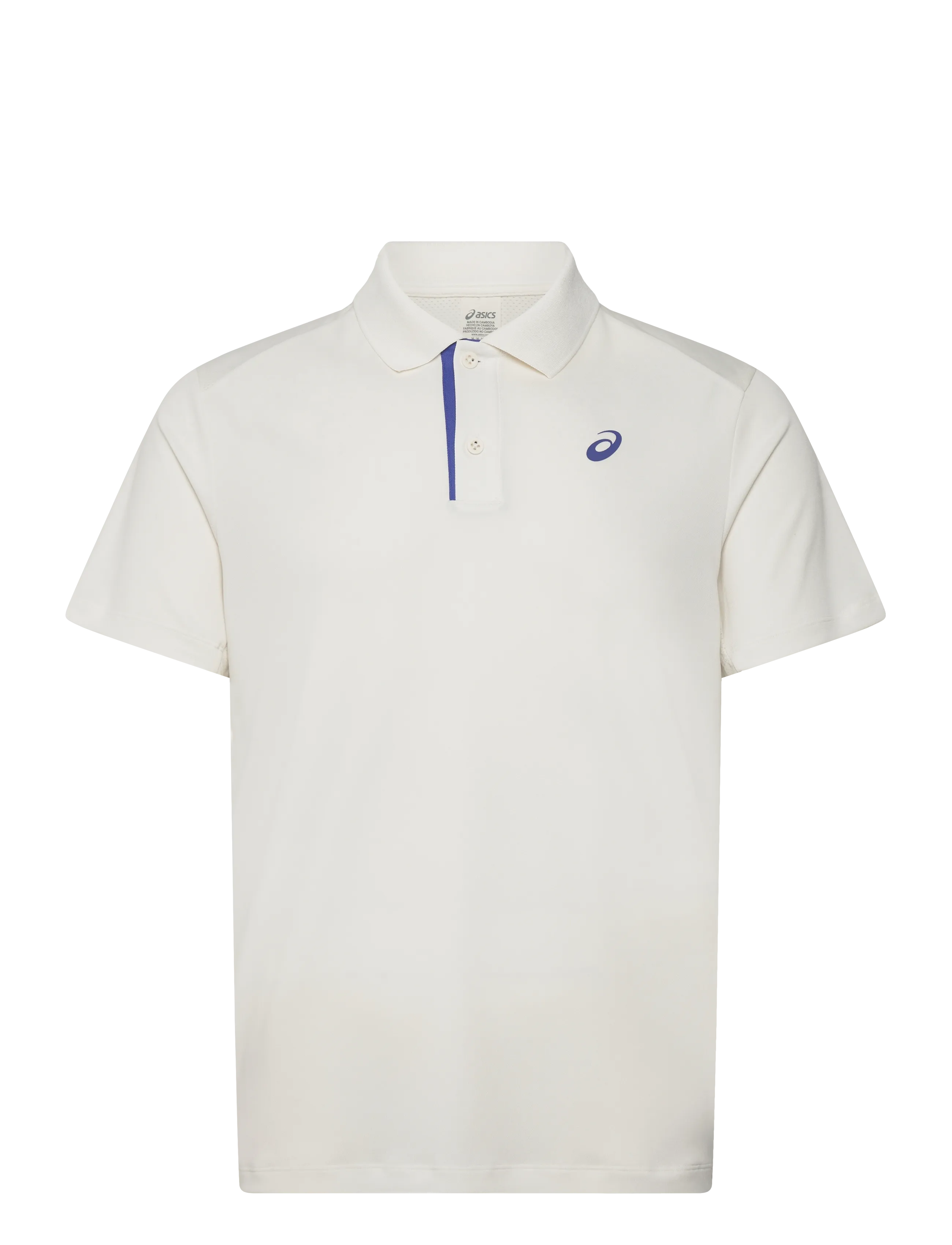 Asics Court Polo, M, Cream, Sport Polos > Sport Short-sleeved Polos, Herre