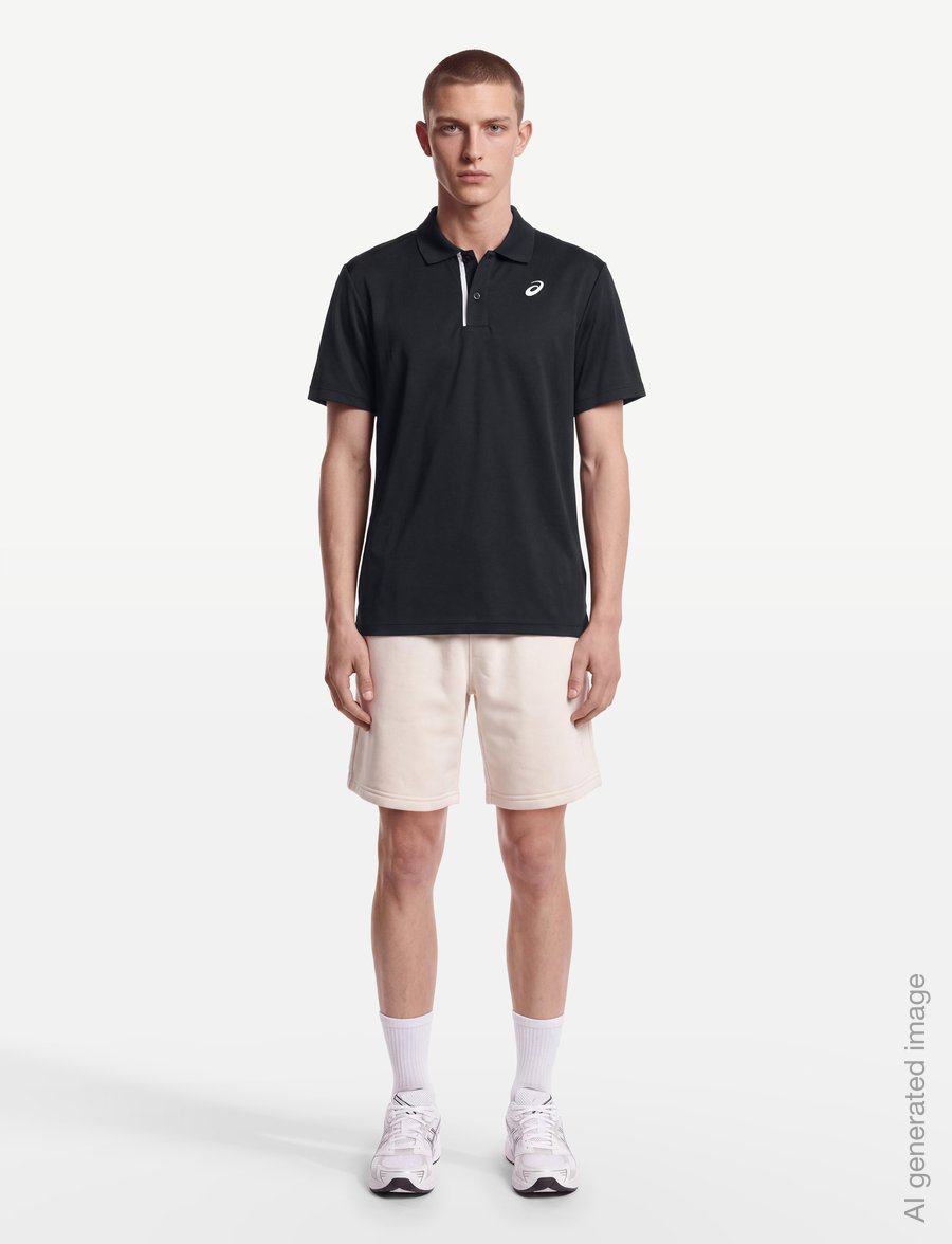 Asics - COURT POLO - poloshirts - performance black - 0