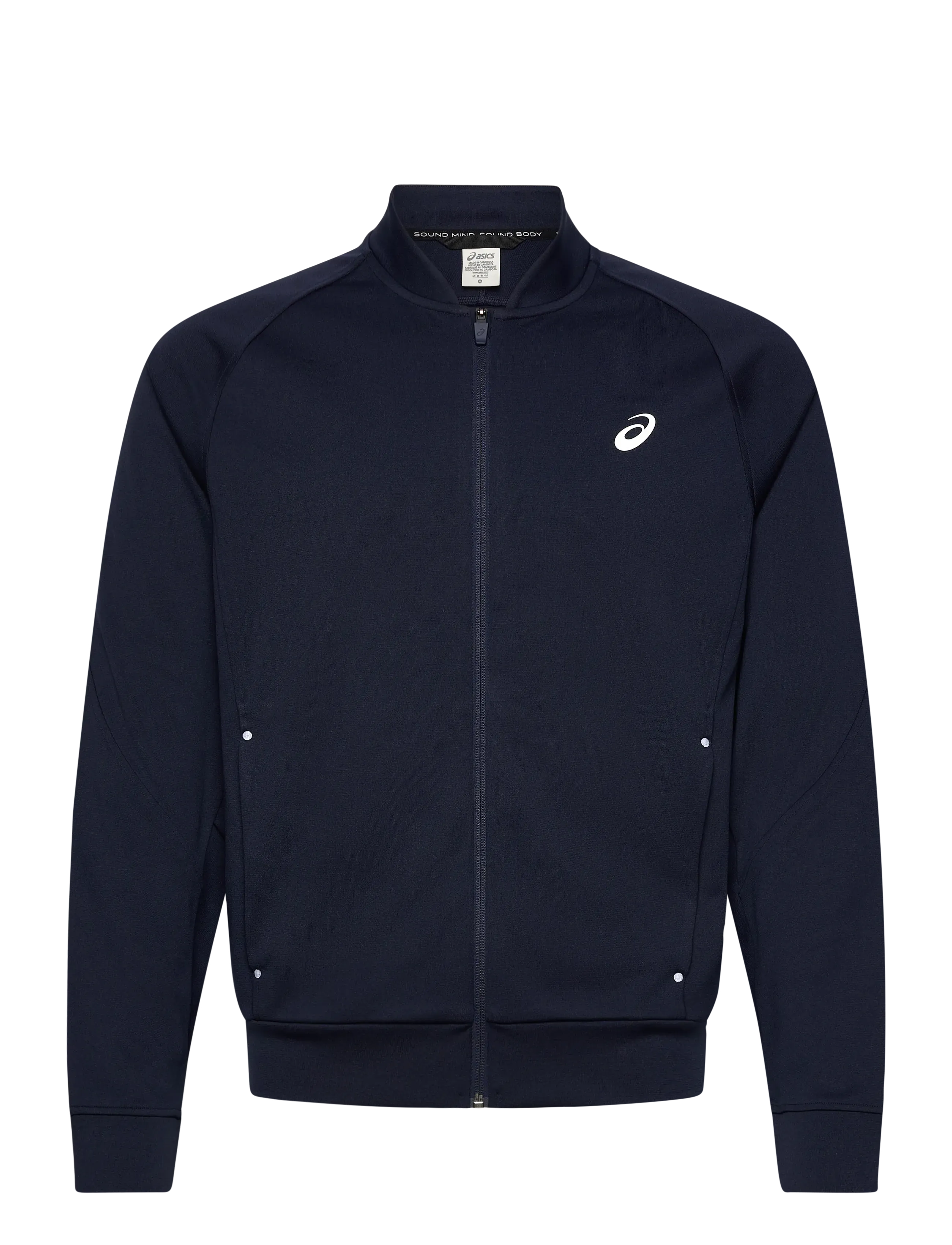 Asics Court Warm-Up Jacket, XXL, Navy, Sport Jackets > Sport Training Jackets, Herre