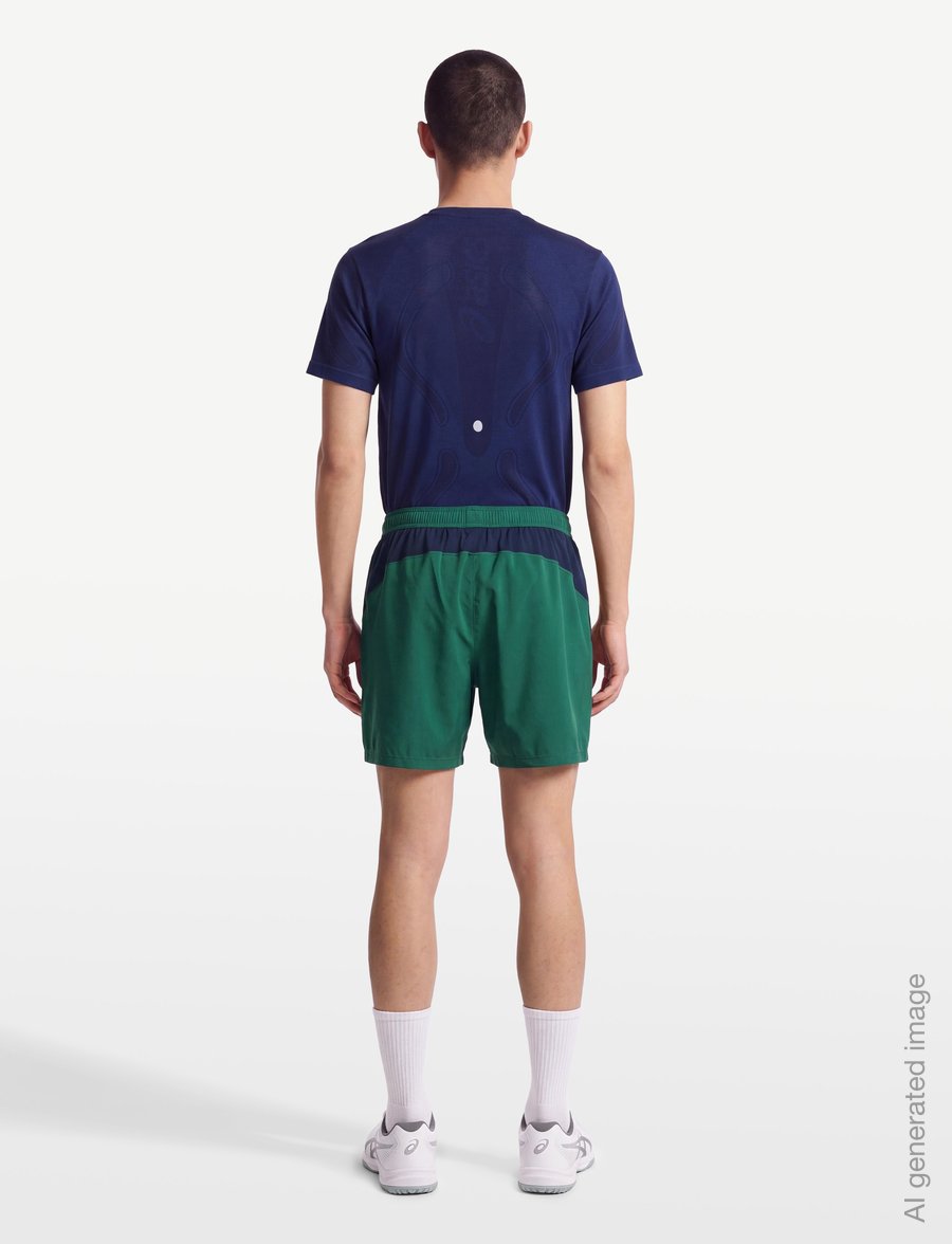 Asics - PADEL COURT 7IN SHORT - training shorts - jewel green - 4