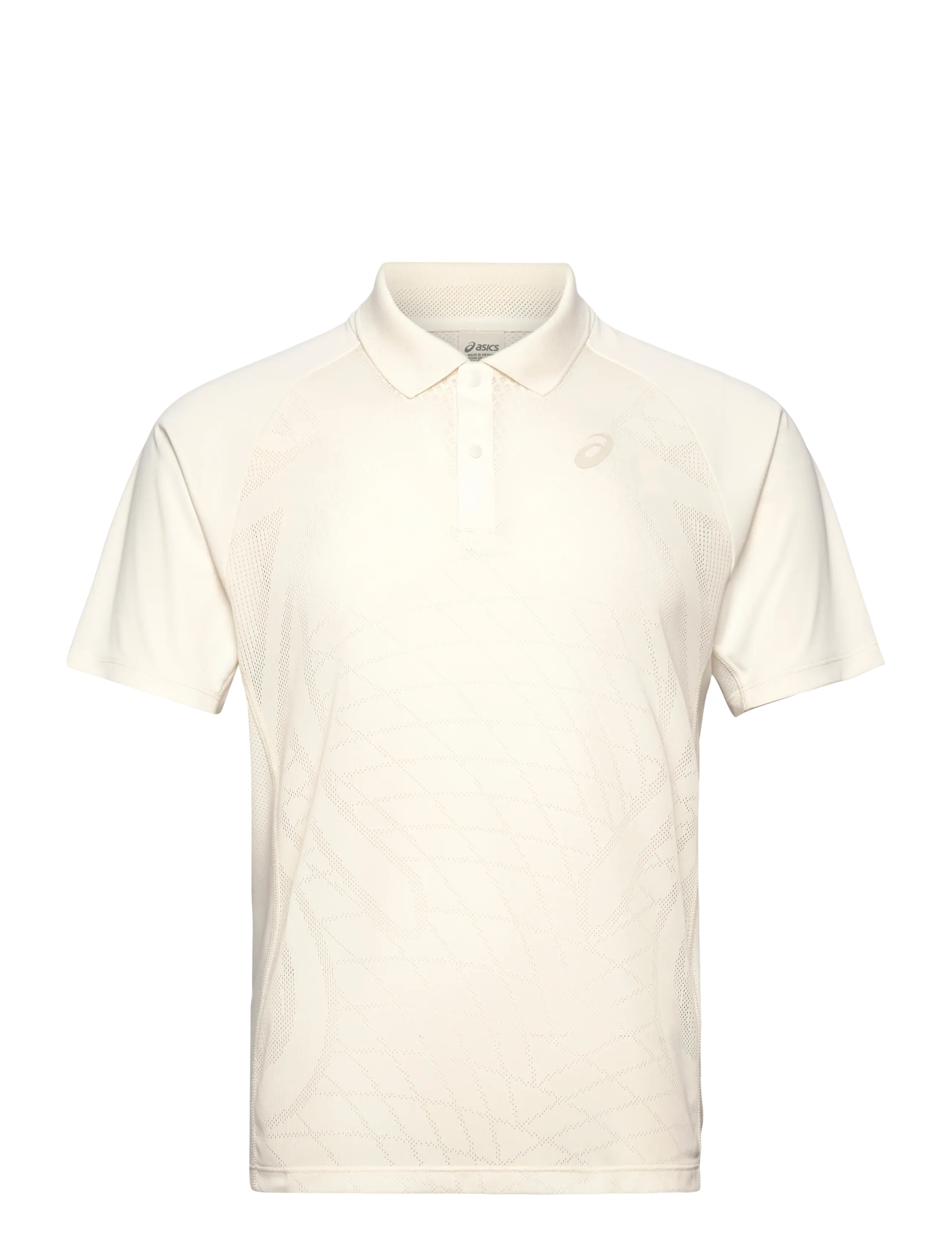 Asics Match Actibreeze Polo-Shirt, M, Cream, Poloer > Kortærmede, Herre
