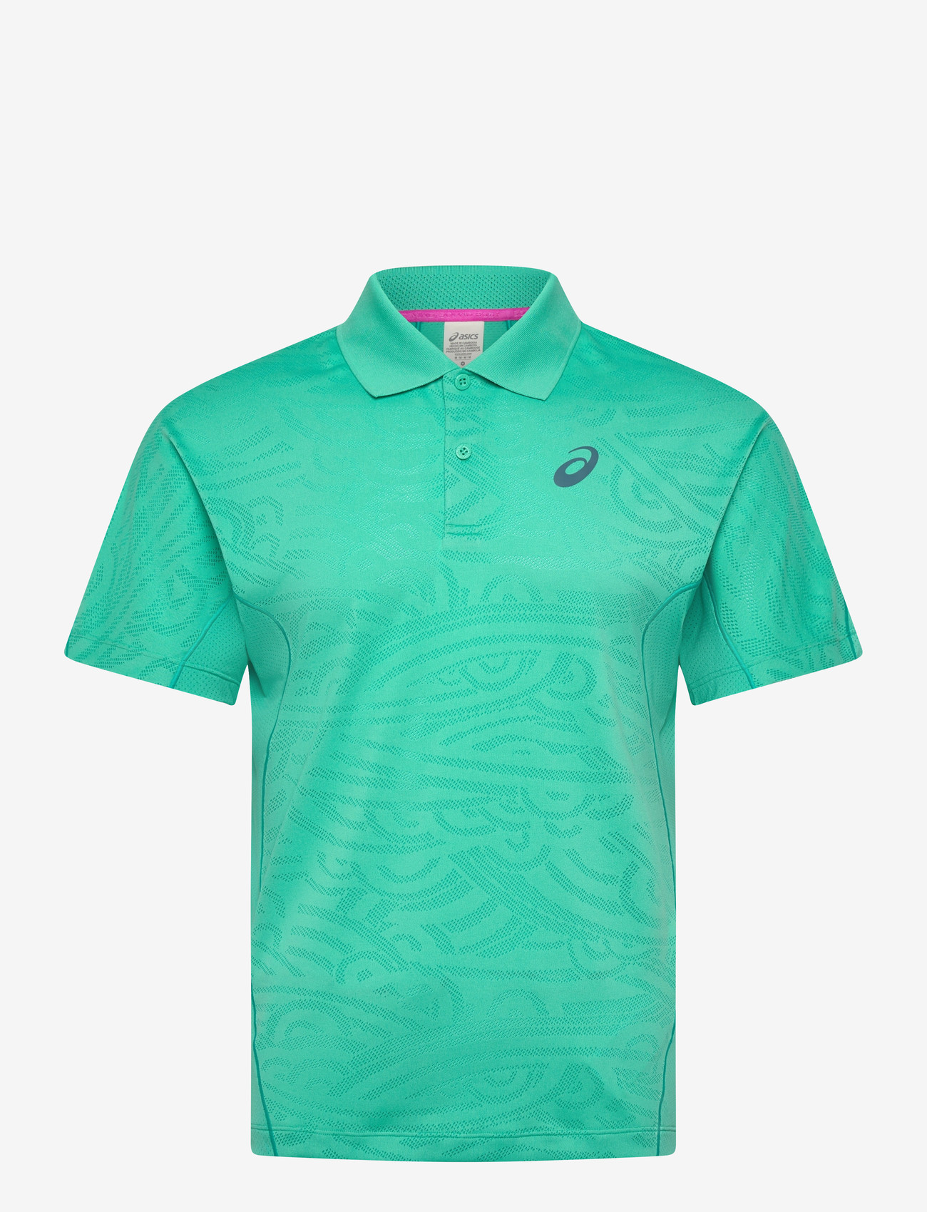 Asics - MATCH JACQUARD POLO SS TOP - polosärgid - aurora green - 0