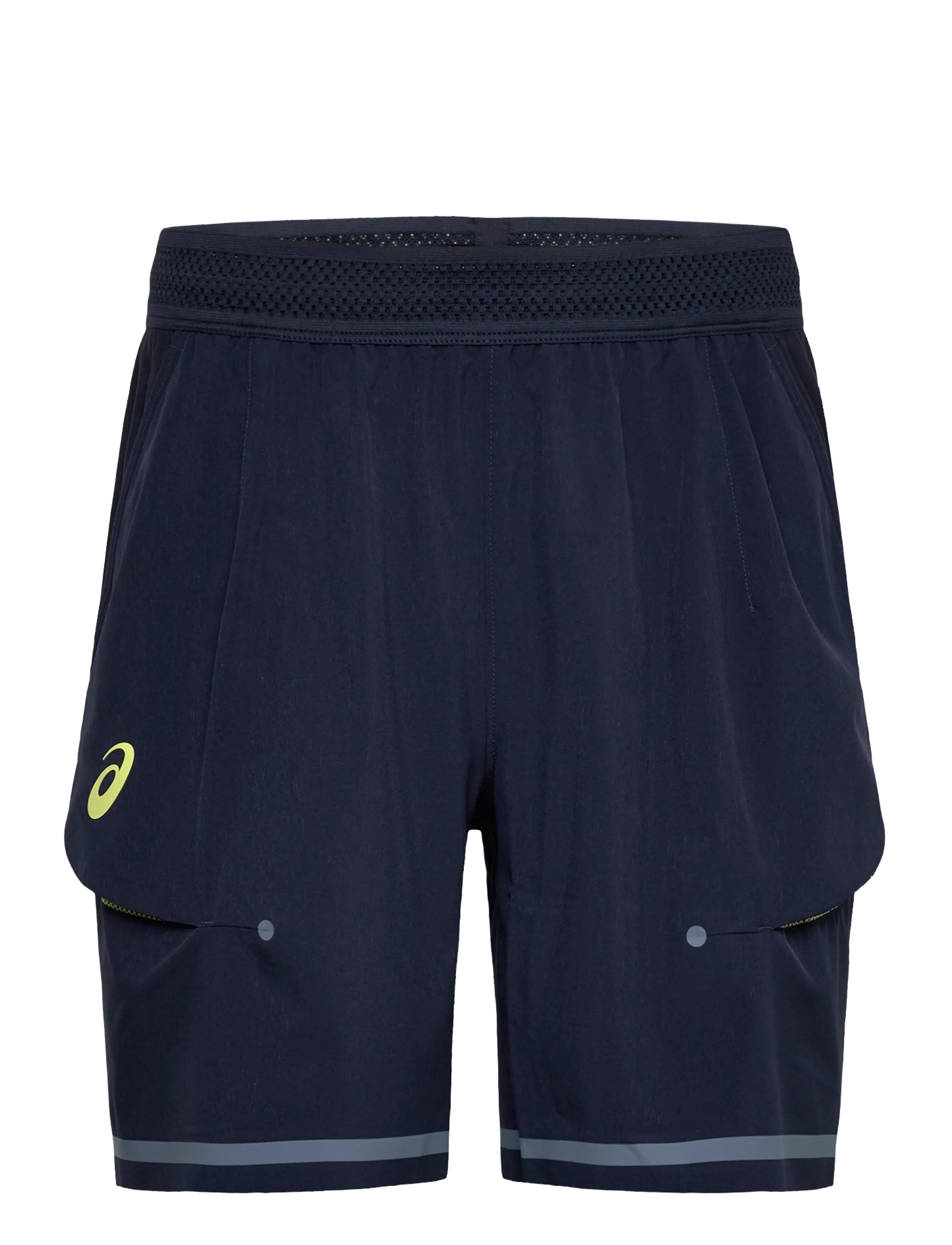 Asics Match 7In Short, Mænd, Løbeshorts Med Refleks, Navy, Str: M