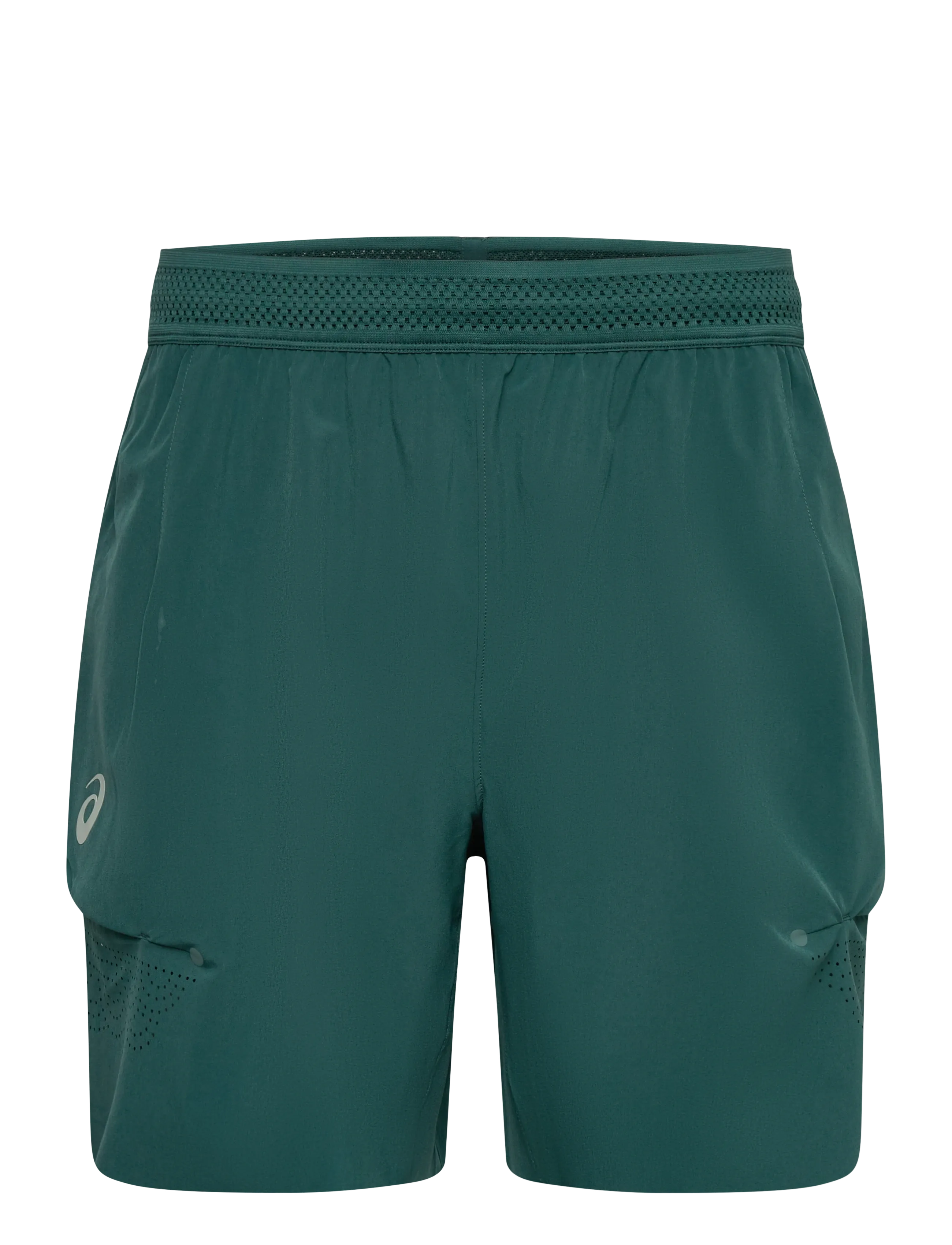Asics Match Laser Cut 7In Short, S, Sport Shorts, Grün - Training Männerswear