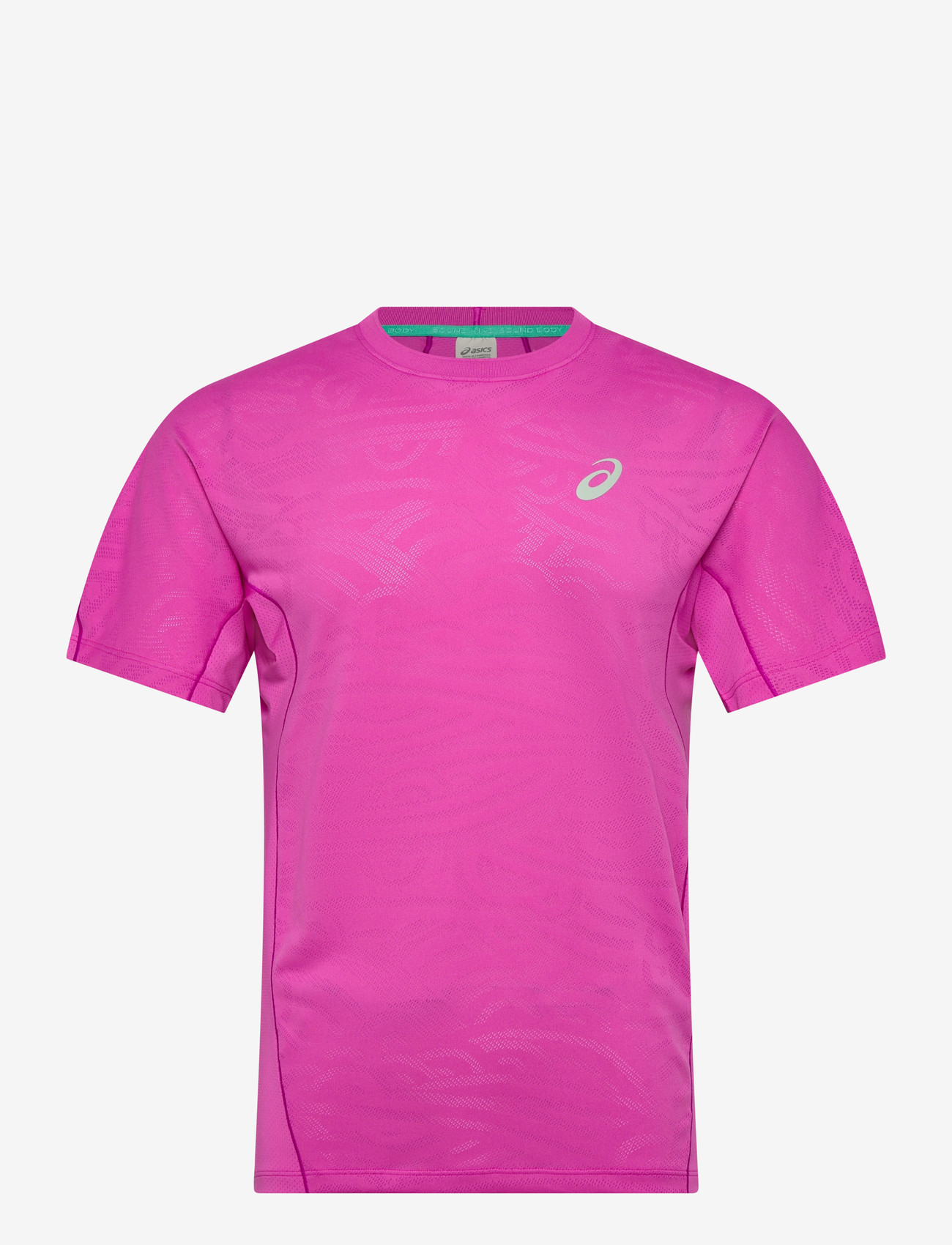 Asics - MATCH JACQUARD SS TOP - t-shirts - digital sakura - 0
