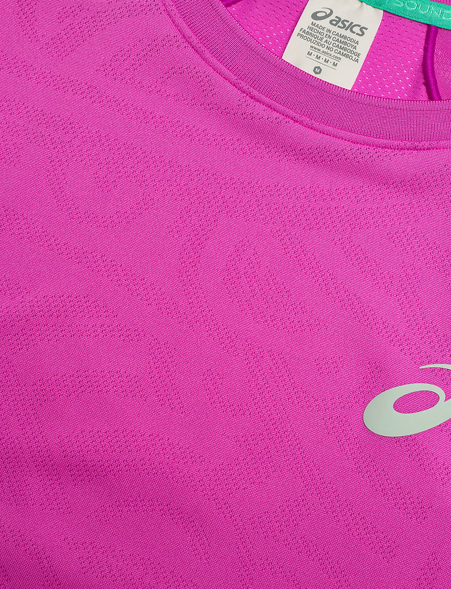 Asics - MATCH JACQUARD SS TOP - t-shirts - digital sakura - 2