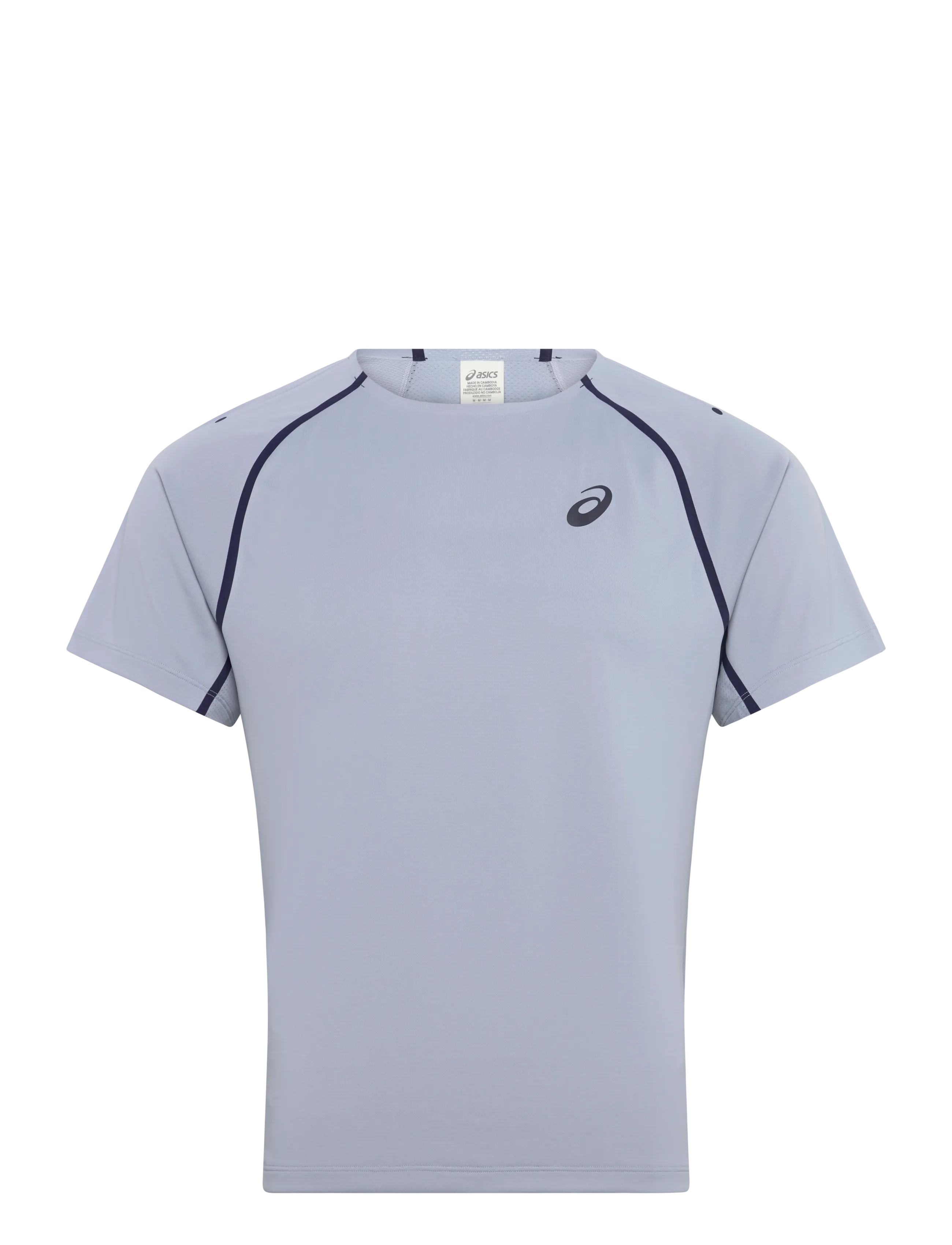 Asics MATCH SS TOP - Nayta Kaikki - GREY BLUE / blue