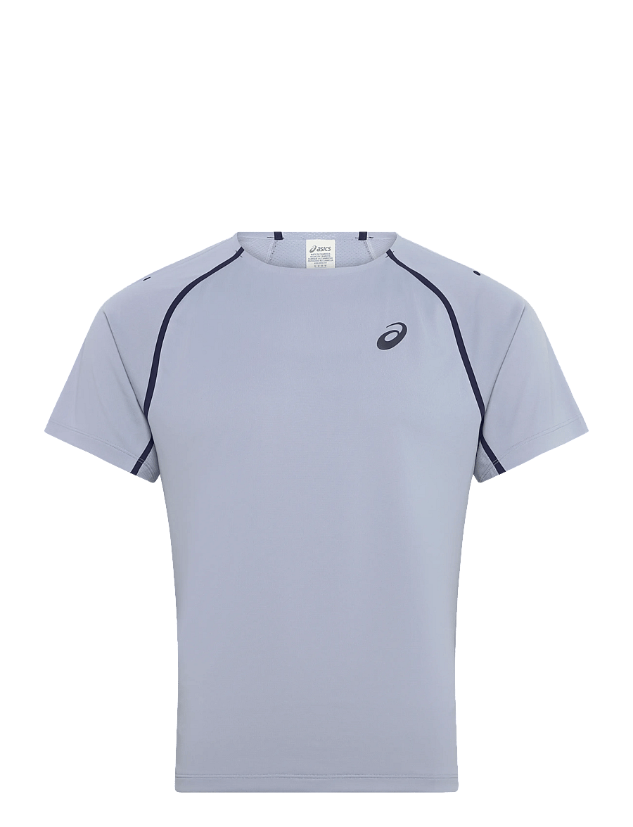 Asics - MATCH SS TOP - t-shirts - grey blue - 0
