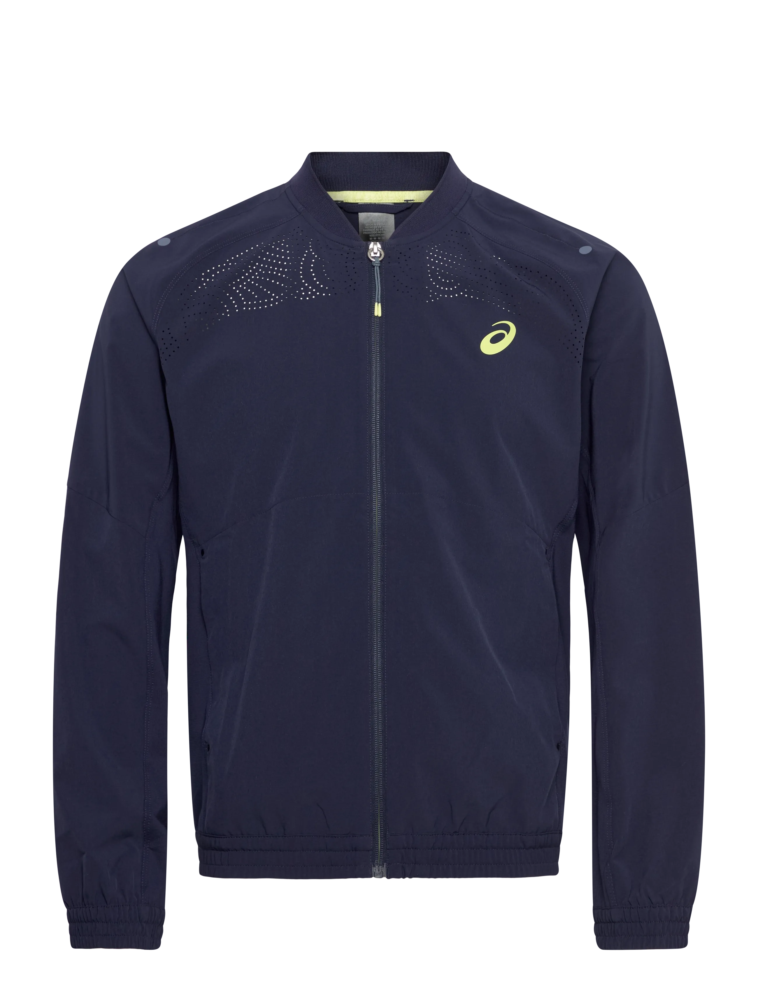 Asics Match Jacket, M, Navy, Sport Jackets > Sport Training Jackets, Herre