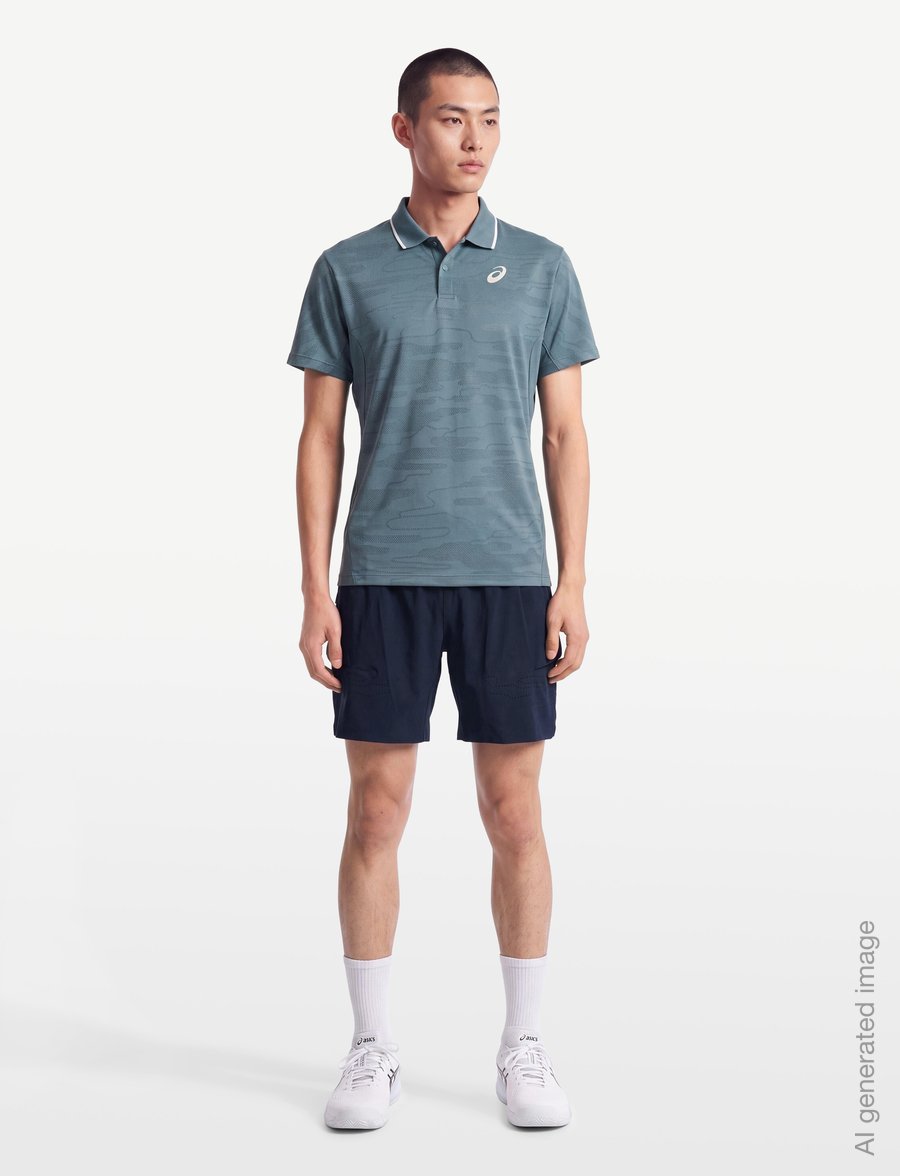 Asics - MATCH LASER CUT 7IN SHORT - training shorts - midnight - 0