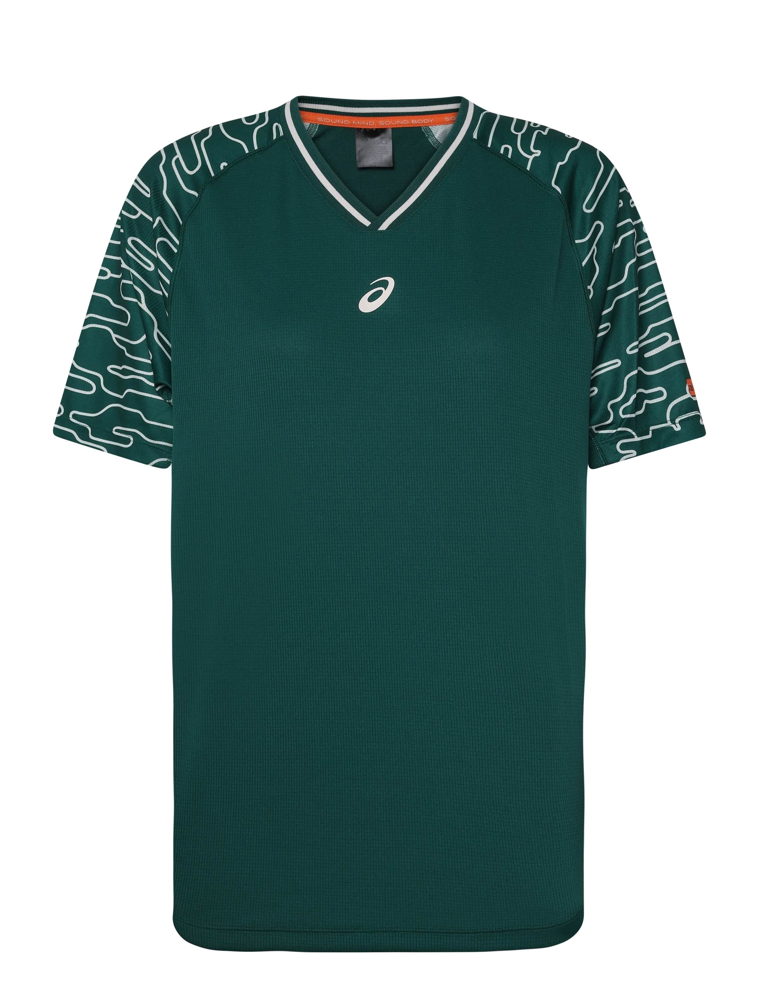 Asics PADEL COURT SS TOP - Tänavastiil - JEWEL GREEN / green