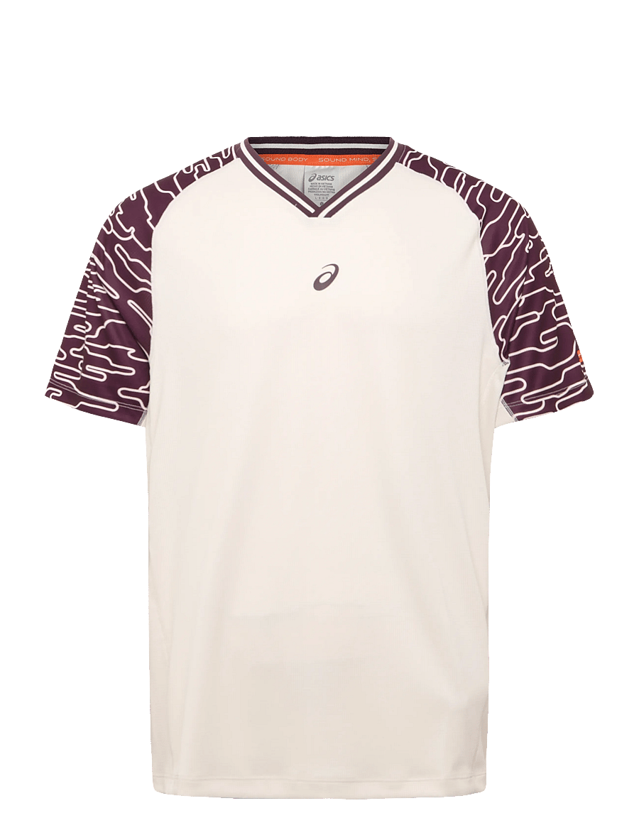 Asics - PADEL COURT SS TOP - t-särgid - soft oat - 0