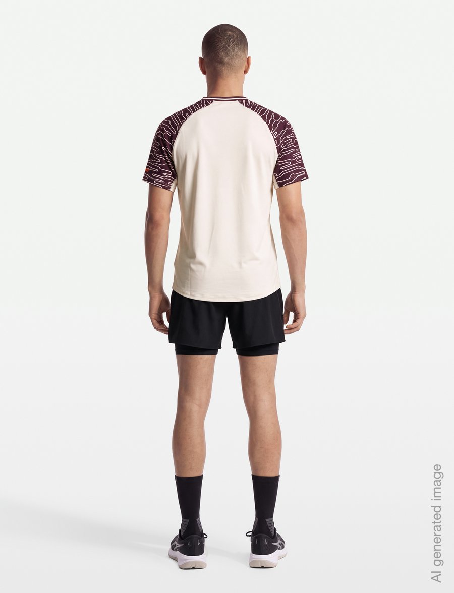 Asics - PADEL COURT SS TOP - t-shirts - soft oat - 4