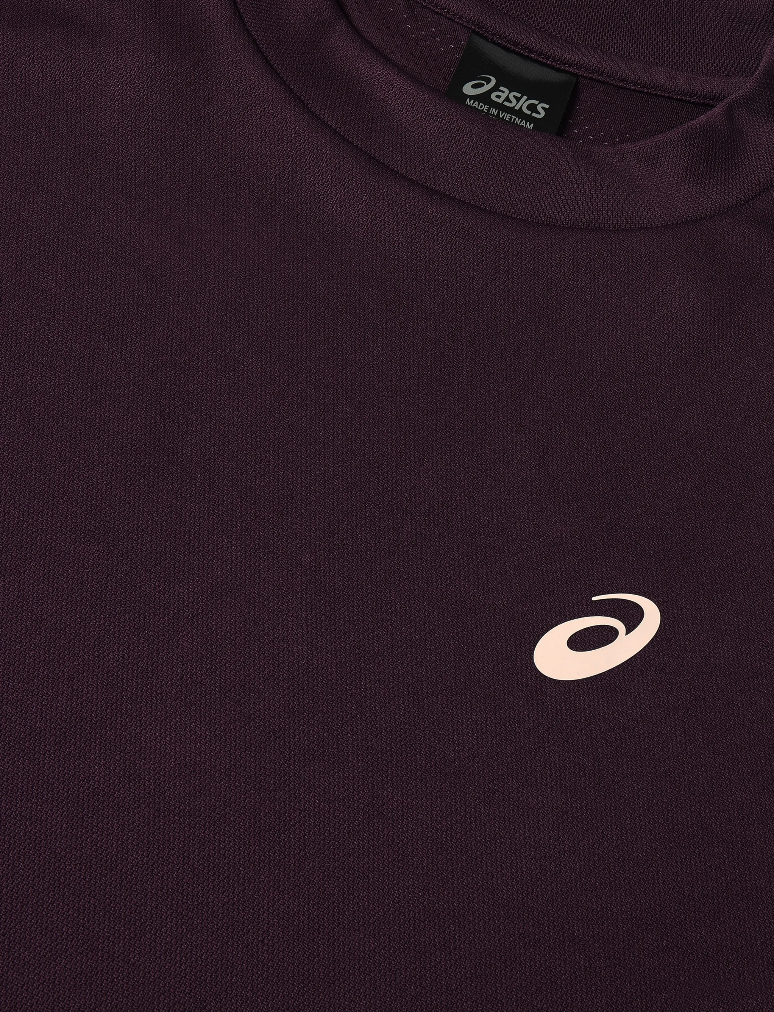 Asics - COURT SS TOP - t-shirts - dark aubergine - 2