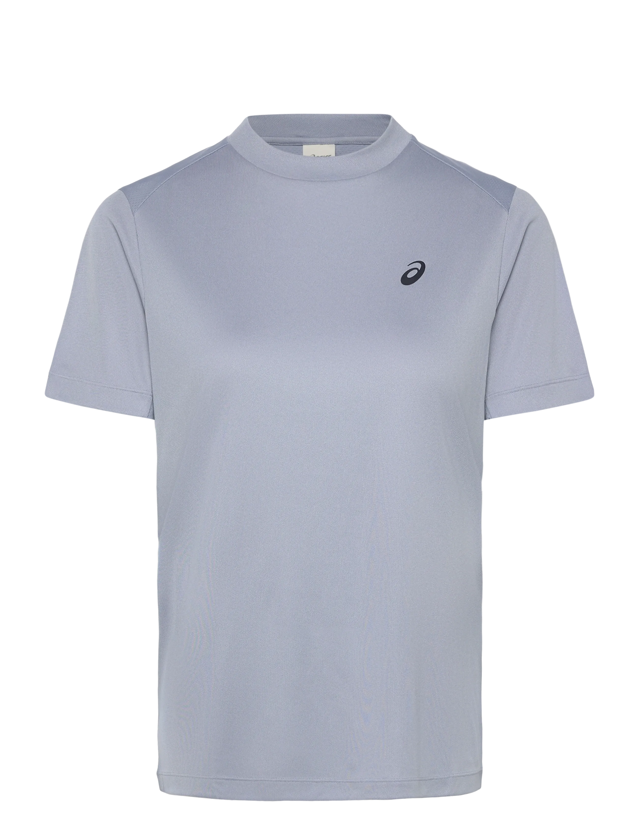 Asics COURT SS TOP - T-Shirts - GREY BLUE / blue