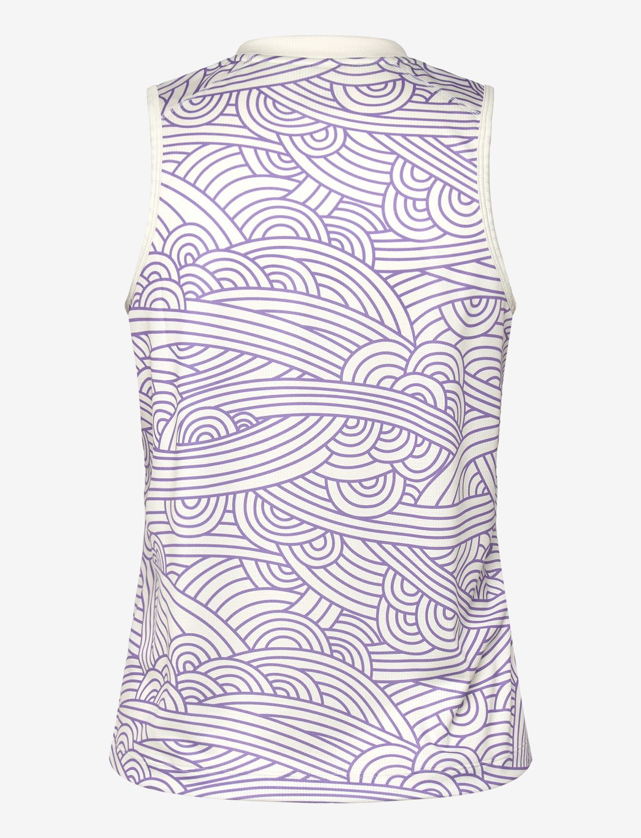 Asics - PADEL COURT ALL OVER PRINT TANK - linnen - cream/amethyst - 1