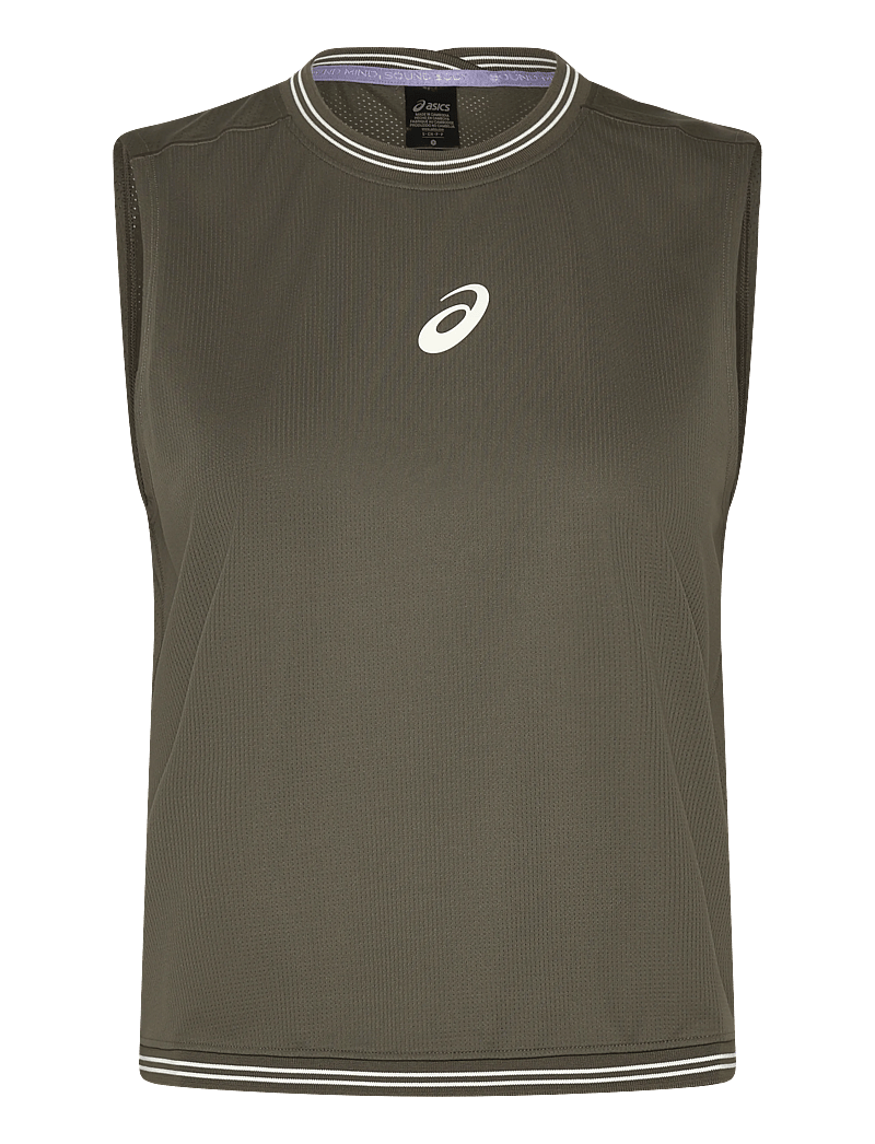 Asics - GAME SLEEVELESS TOP - podkoszulki bez rękawów - dark olive - 0