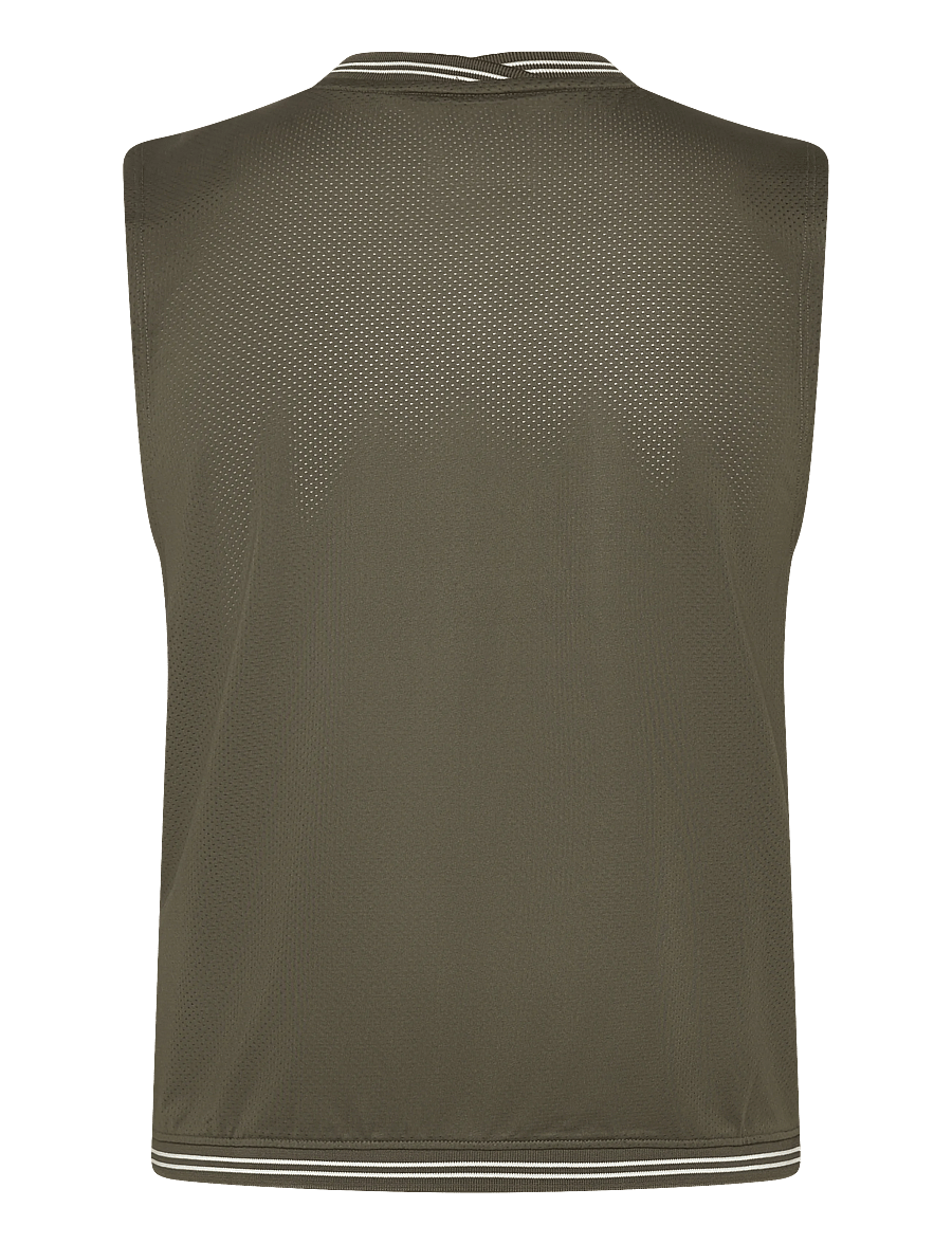 Asics - GAME SLEEVELESS TOP - treenitopit - dark olive - 1